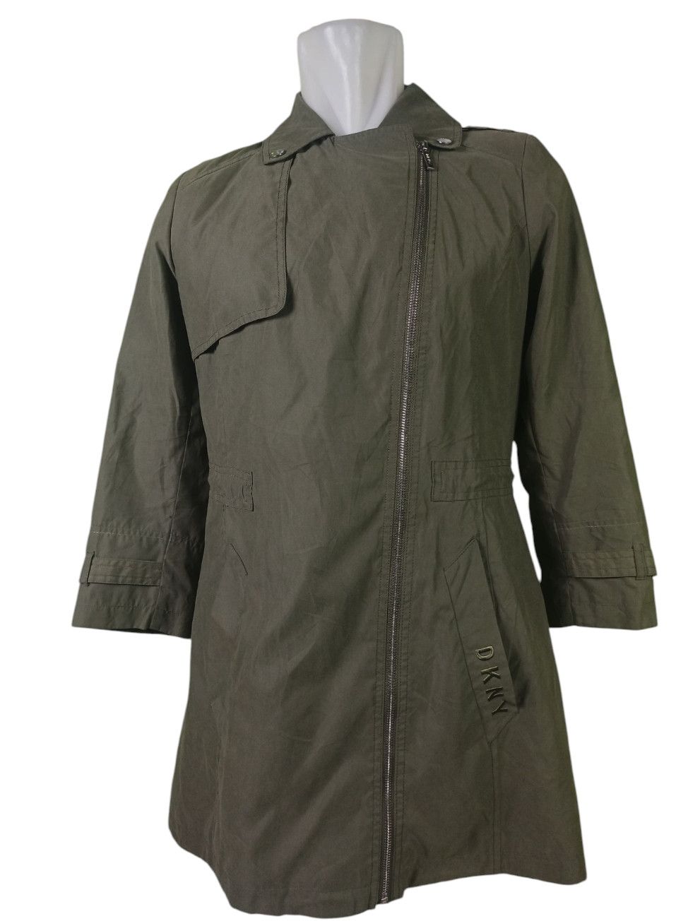 DKNY × Donna Karan Vintage DKNY Donna Karan Fish Tail Parka Jacket Size M / US 6-8 / IT 42-44 - 1 Thumbnail