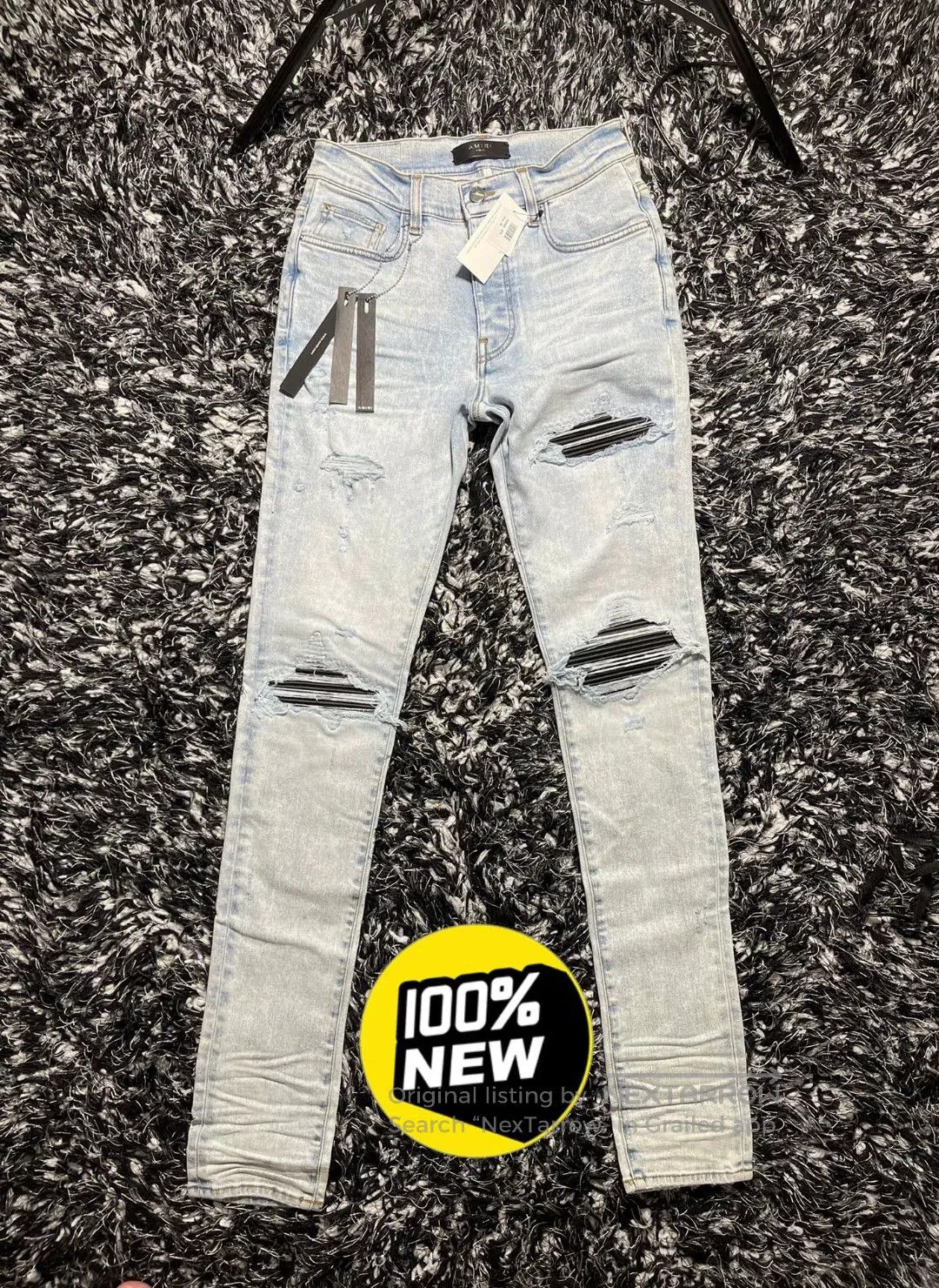 Amiri amiri mx1 distressed skinny jeans. Size US 32 / EU 48 - 1 Thumbnail