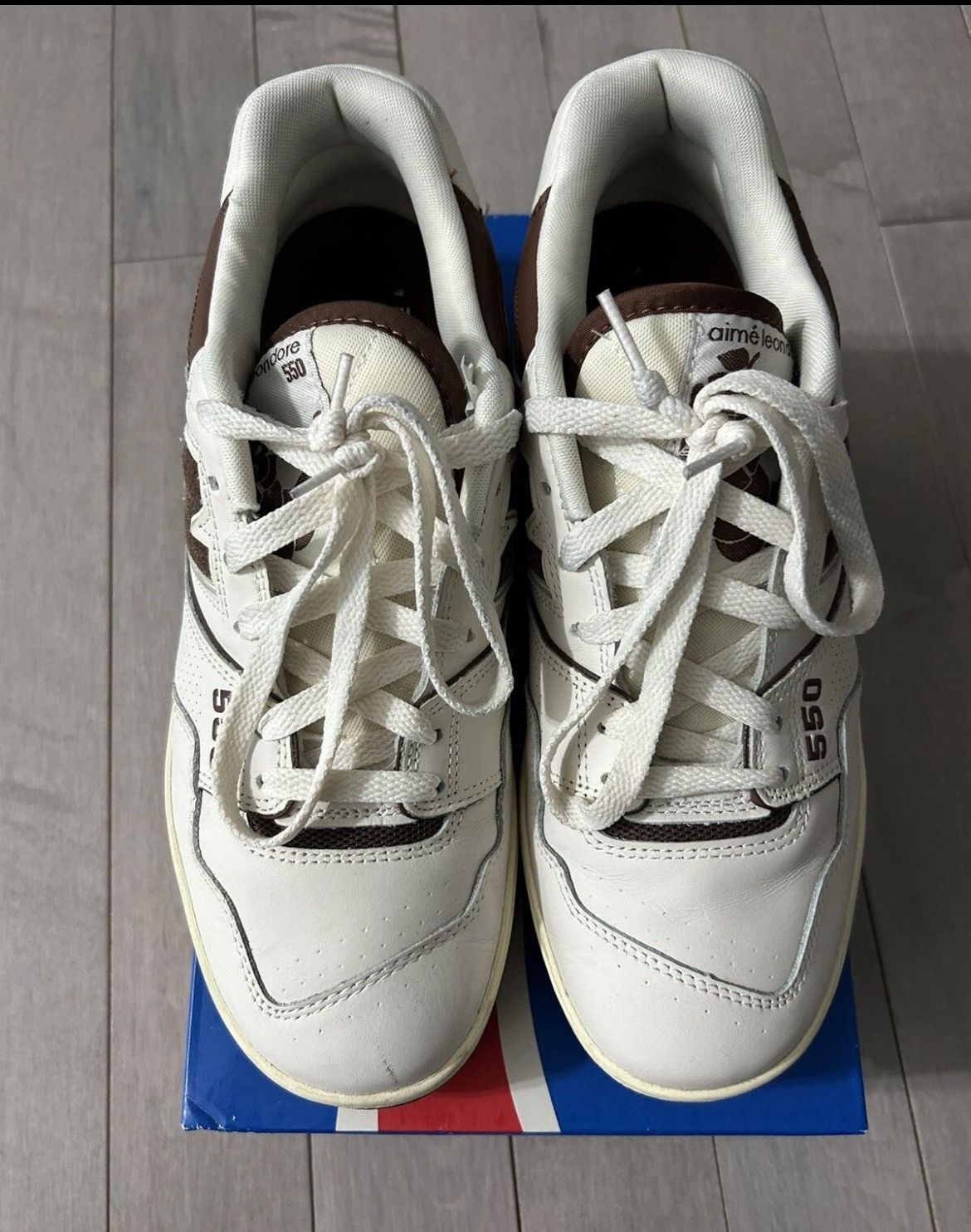 Aime Leon Dore × New Balance New balance ALD 550 brown Size US 9.5 / EU 42-43 - 1 Thumbnail