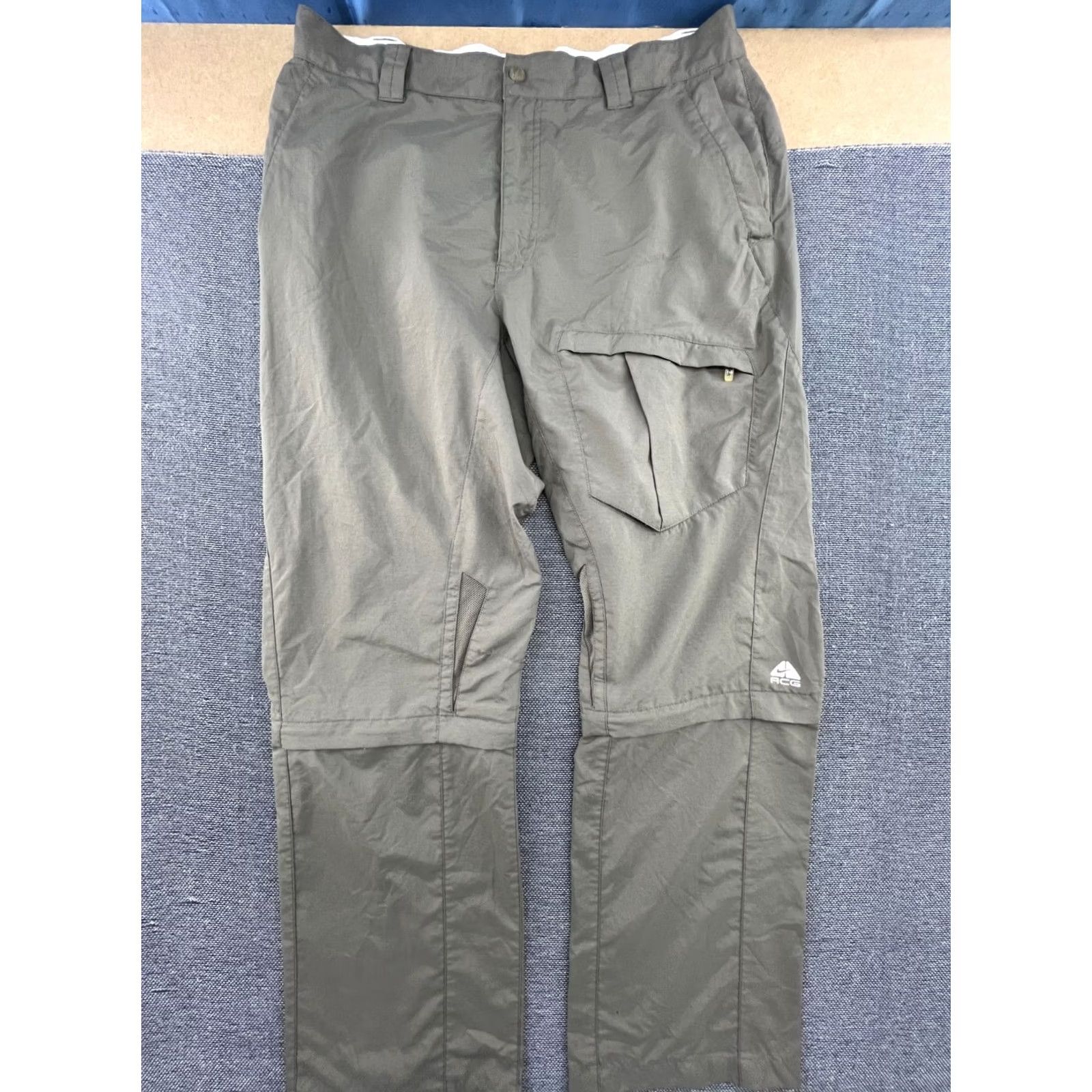 Nike ACG VINTAGE Nike ACG Pants Mens M Beige Transformer Cargo Baggy Size US 31 - 7 Thumbnail