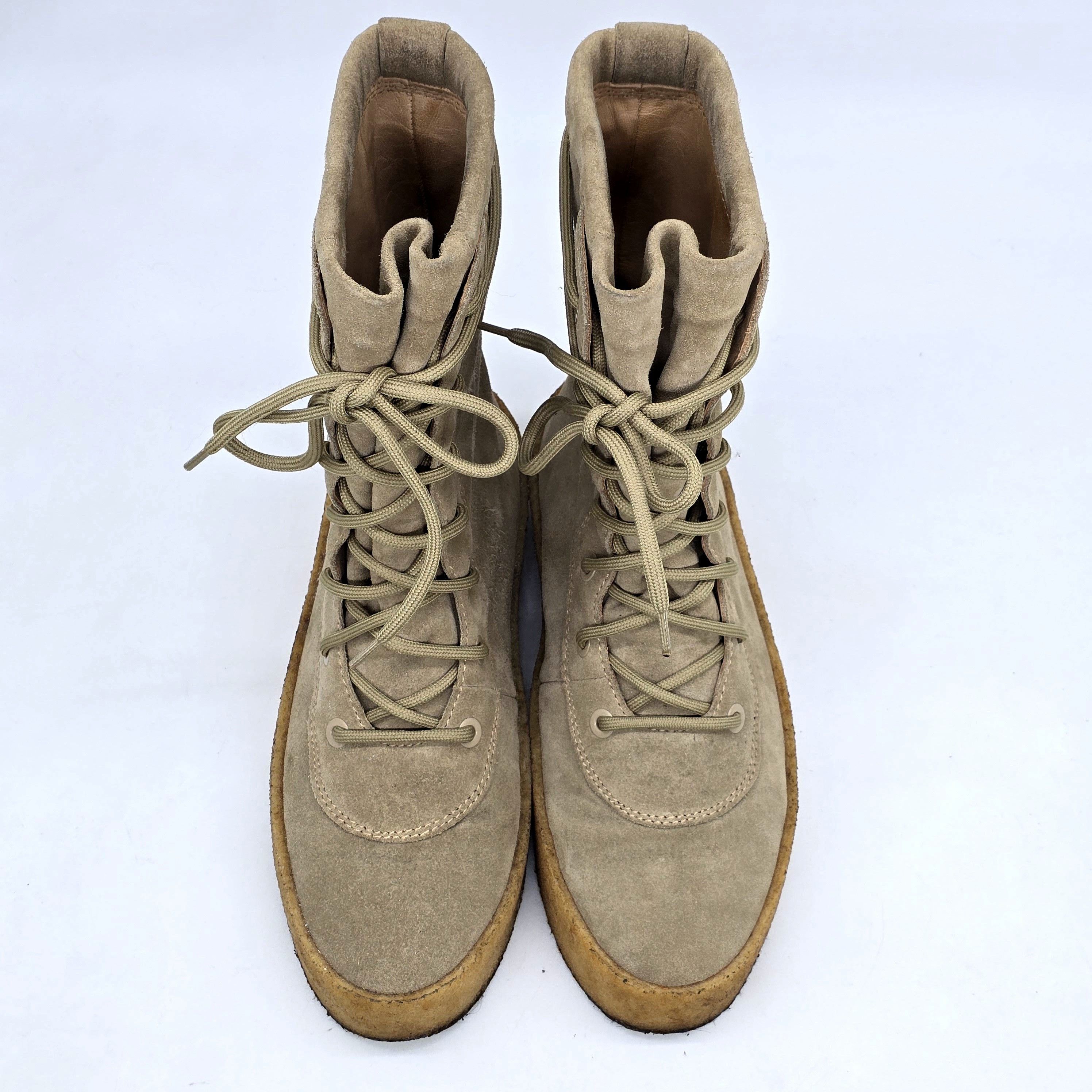 Yeezy Yeezy - Season 2 Crepe Boots - Taupe Size US 10 / EU 43 - 4 Thumbnail