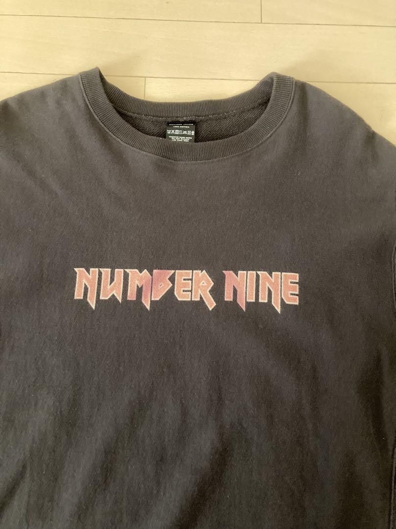 Number (N)ine Heavy Metal Logo Sweatshirt Size US L / EU 52-54 / 3 - 3 Thumbnail