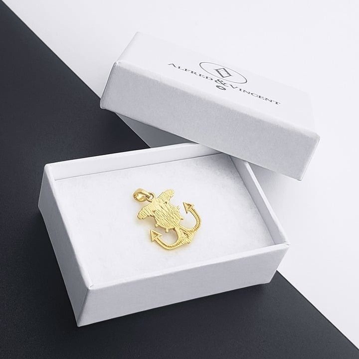 Other Anchor, Jesus Mariner's Cross Charm 14k 3-Tone Gold Pendant Size ONE SIZE - 3 Thumbnail