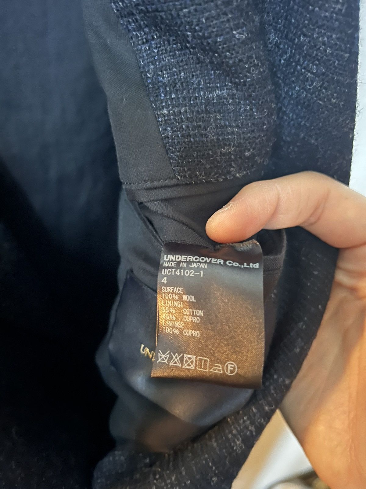 Undercover Double breasted blazer size 4 charcoal Size US XL / EU 56 / 4 - 4 Thumbnail