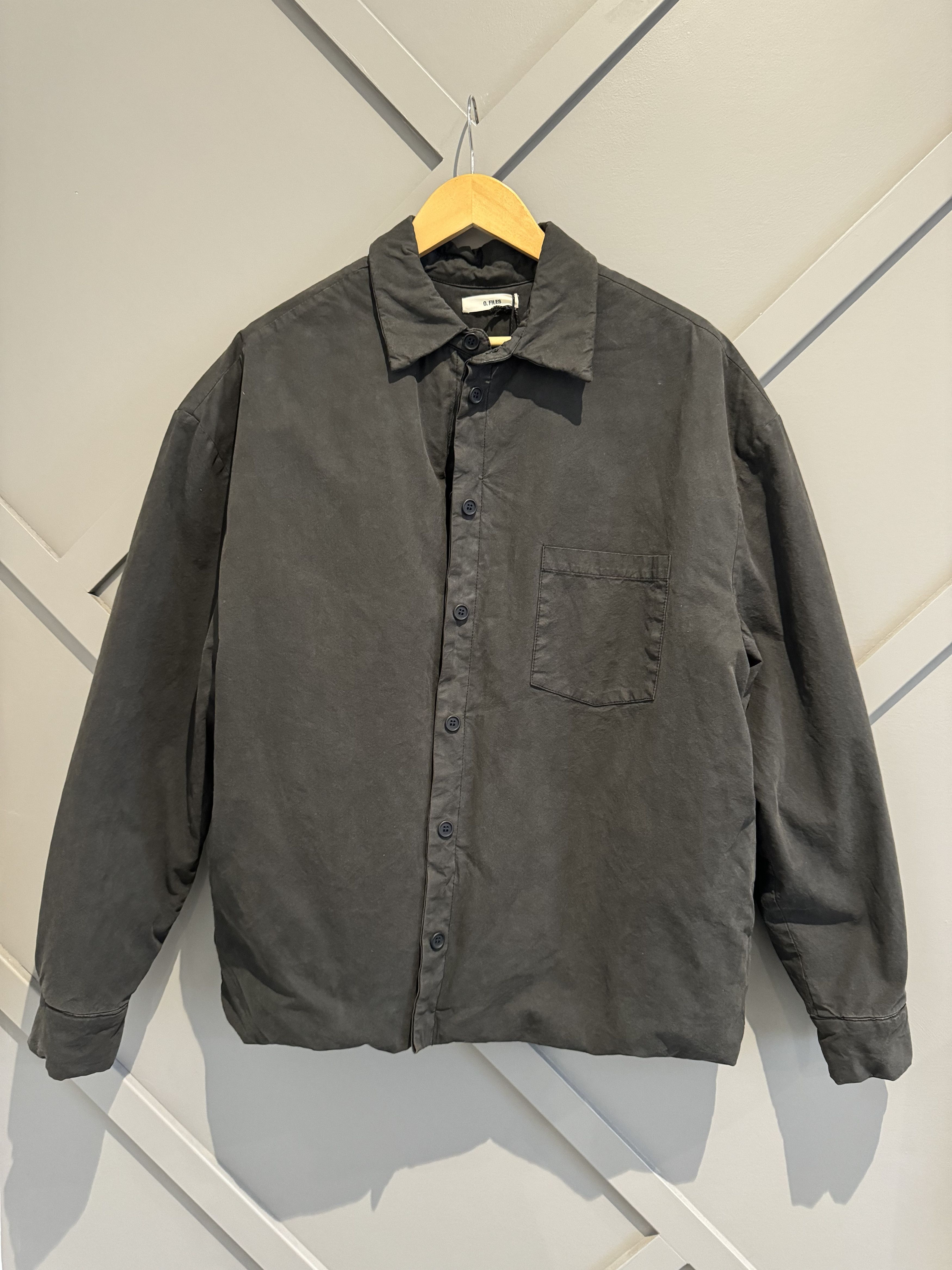 image of Ojardorf Double Layer Overshirt Jacket in Vintage Black, Men's (Size Medium)