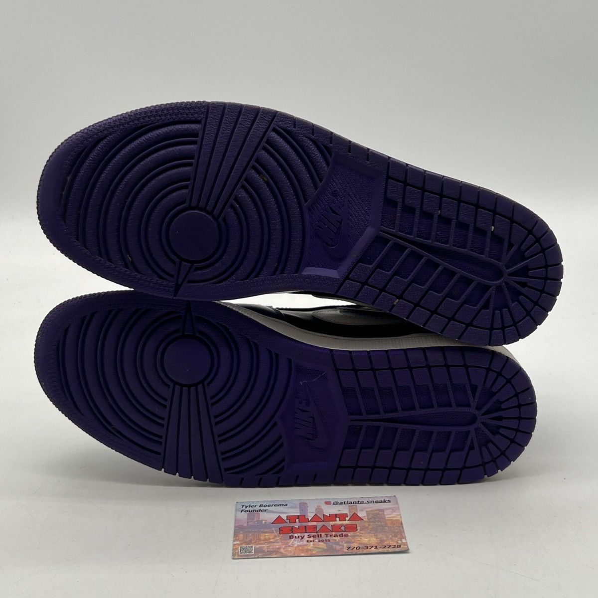 Jordan Brand Air Jordan 1 low court purple Size US 8.5 / EU 41-42 - 7 Thumbnail