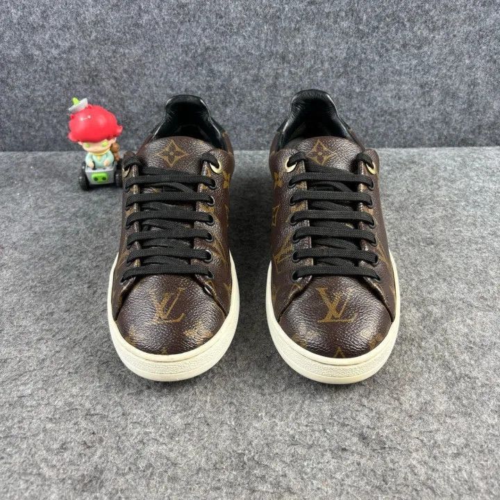 Louis Vuitton Louis Vuitton Frontrow Monogram Low-Top Sneakers -2508 Size US 6 / IT 36 - 2 Thumbnail