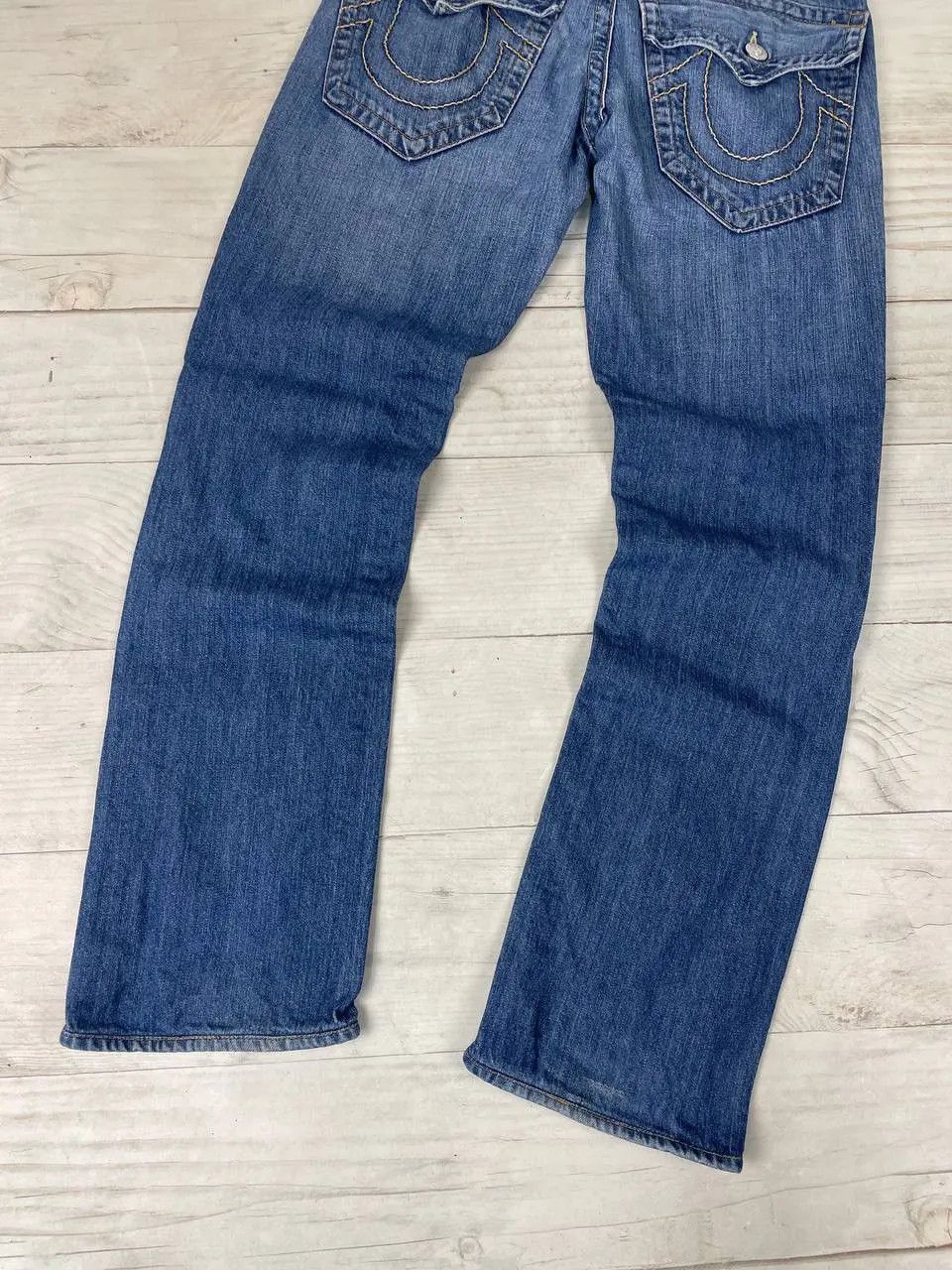 True Religion Vintage True Religion Straight Denim Jeans Baggy Japan Size US 29 - 13 Thumbnail