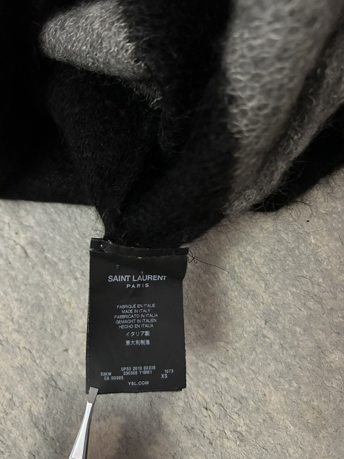Saint Laurent Paris Saint Laurent Paris Mohair Knitwear Sweater Size US XS / EU 42 / 0 - 7 Thumbnail