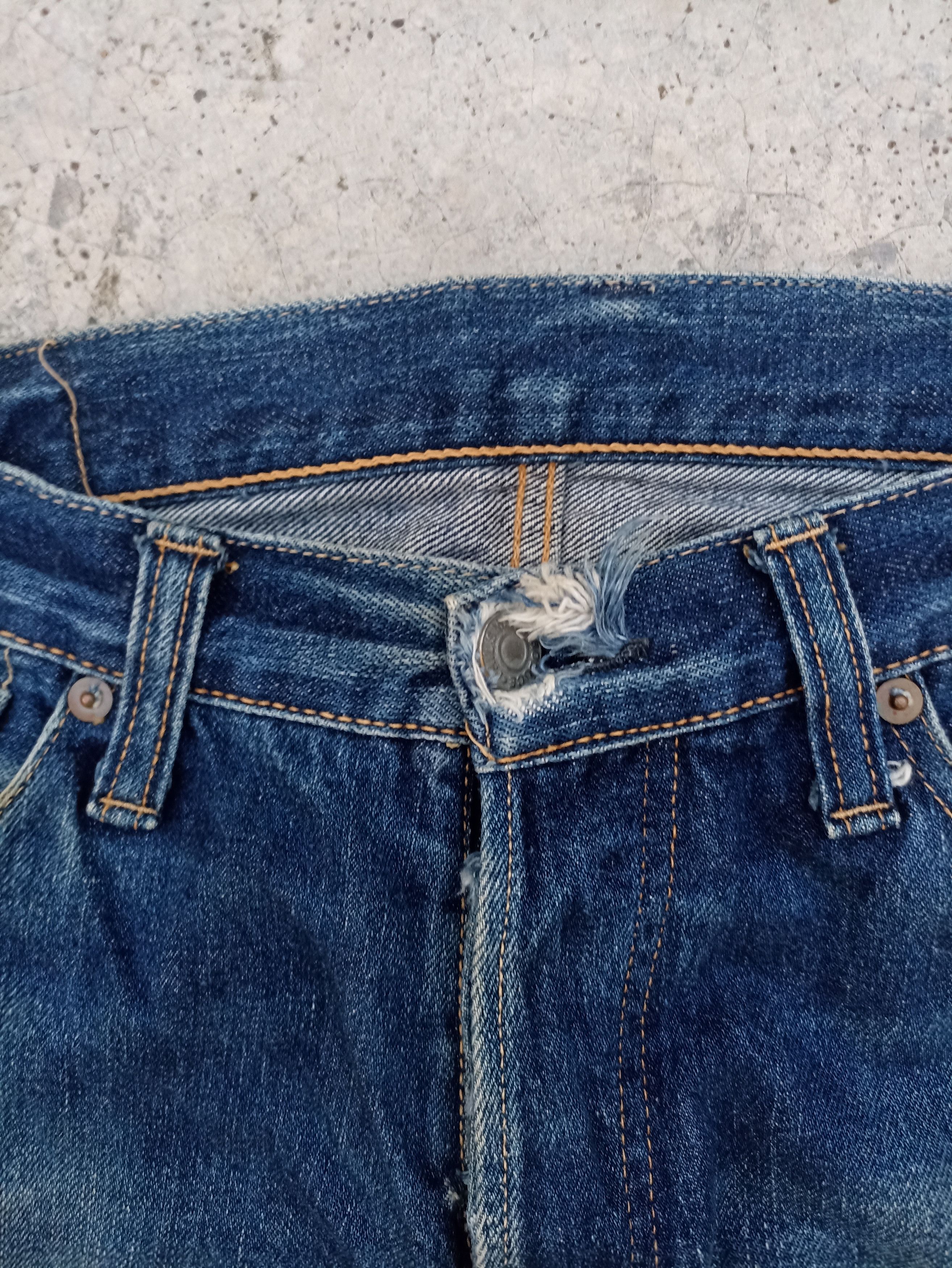 Denime Vintage Denime Jeans Distressed Mud washed Faded jeans Japan Size US 30 / EU 46 - 5 Thumbnail