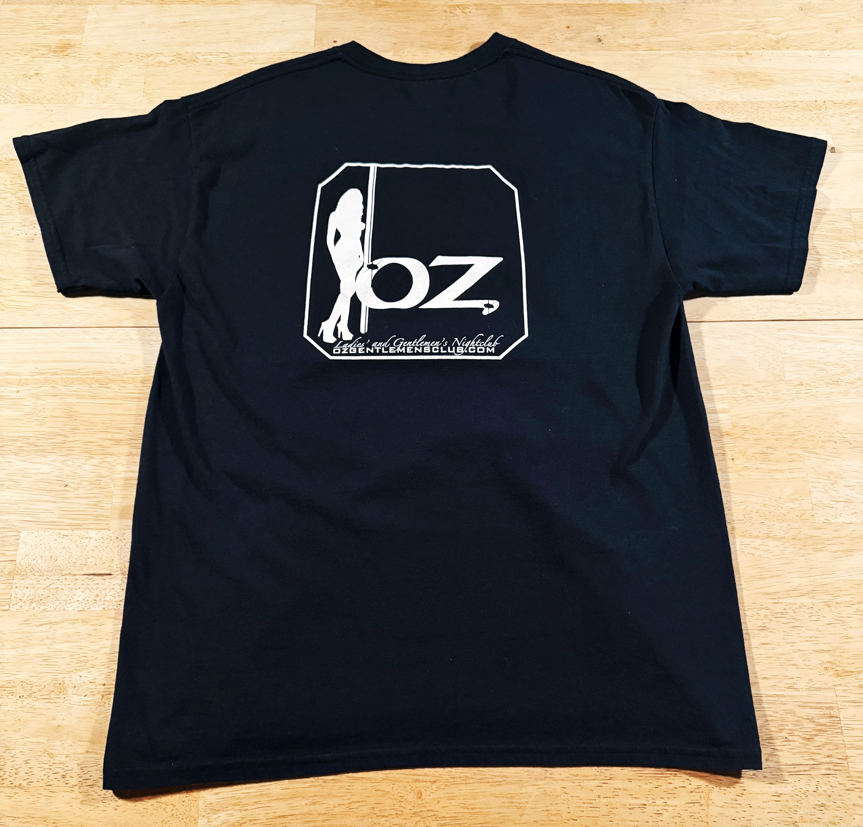 Vintage Oz I Love Strippers L 90s Vintage Shirt Strip Club Rare 1of1 Size US L / EU 52-54 / 3 - 3 Thumbnail