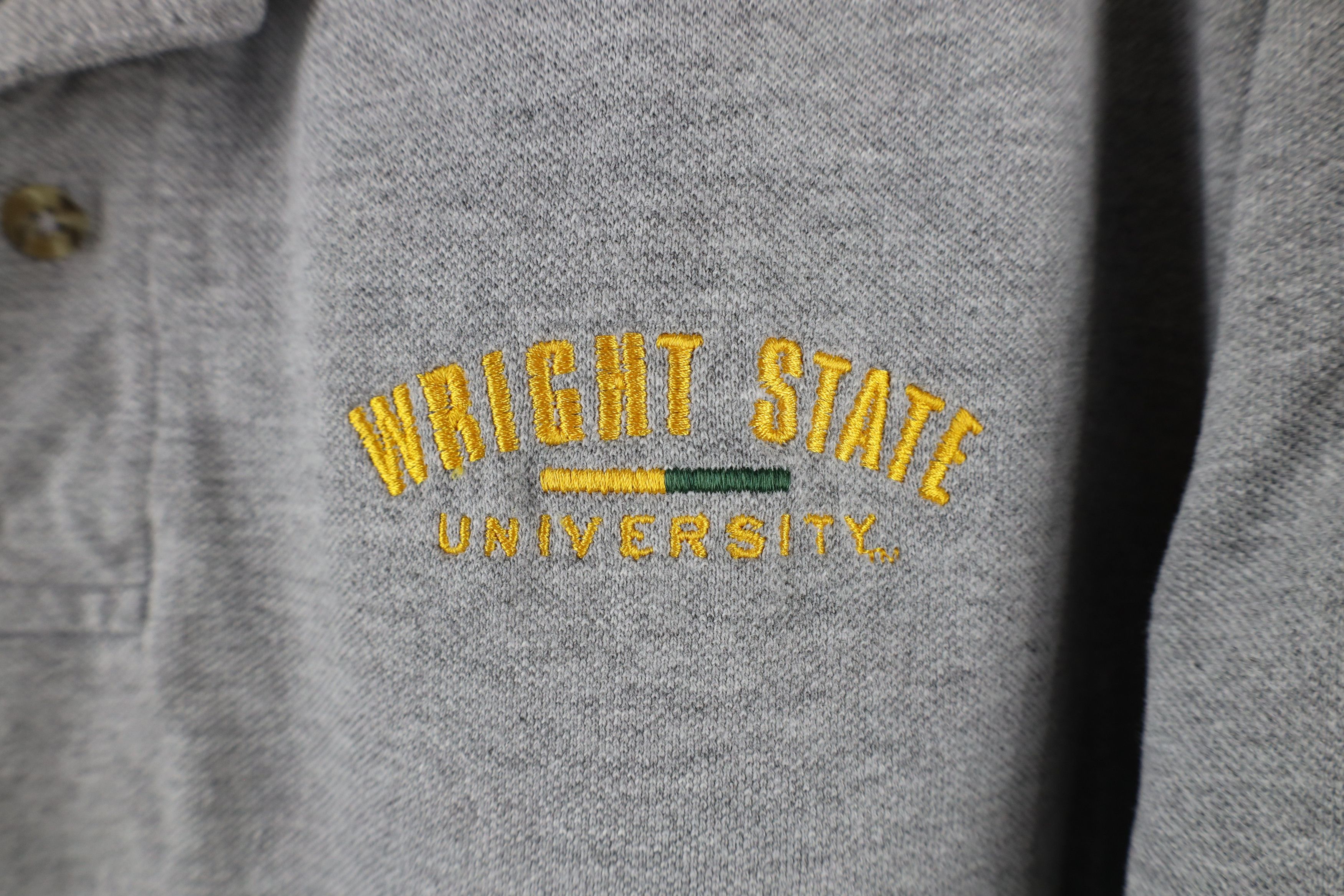 Champion × Vintage Vintage 90s Champion Wright State University Polo Shirt Size US M / EU 48-50 / 2 - 5 Thumbnail