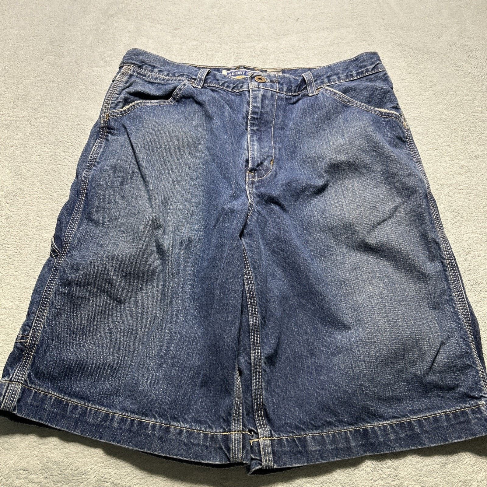 Old Navy Baggy Jhort Shorts 34x11 Loose Relaxed Carpenter Baggie Work Size US 34 / EU 50 - 2 Thumbnail