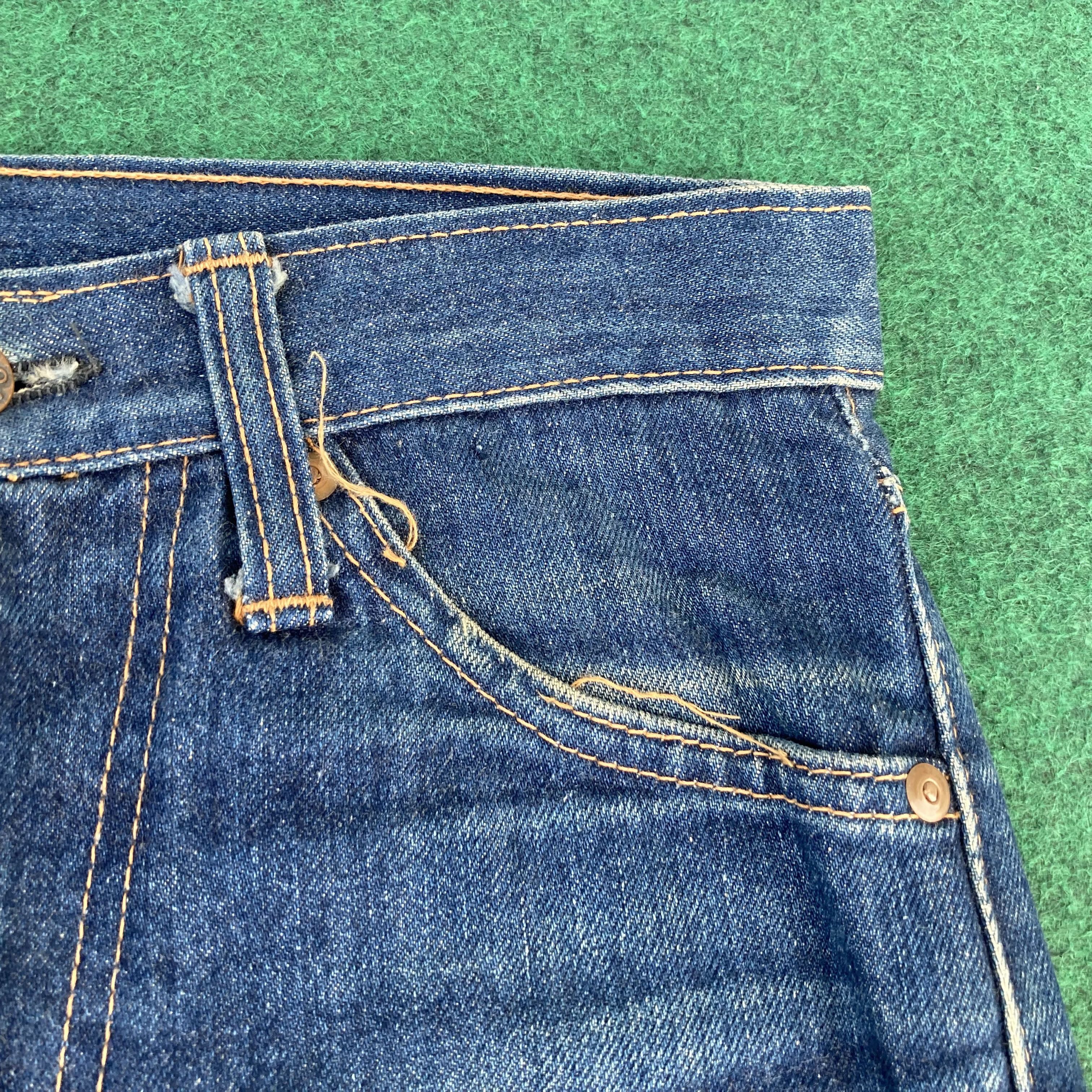 Japanese Brand × Vintage Vtg Bobson Denim Bootcut 26 Wide Flared Faded Jeans Size US 26 / EU 42 - 6 Thumbnail