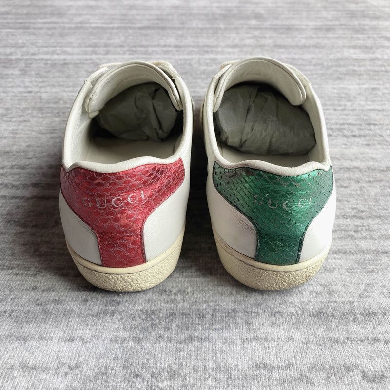 Gucci Gucci Ace Leather Pineapple Embroidered Sneakers - Size US 5 / IT 35 - 3 Thumbnail