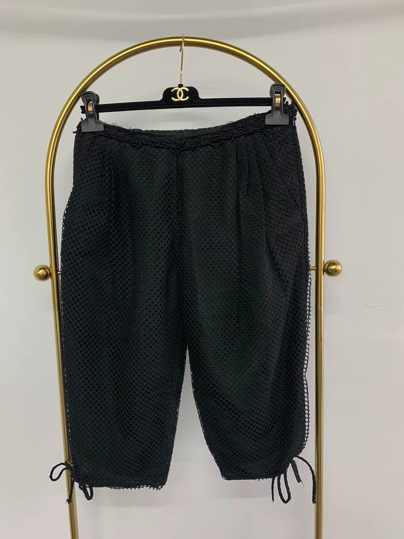 Chanel Chanel Black Mesh Drawstring Shorts - dmc Size US 38 / EU 54 - 1 Thumbnail