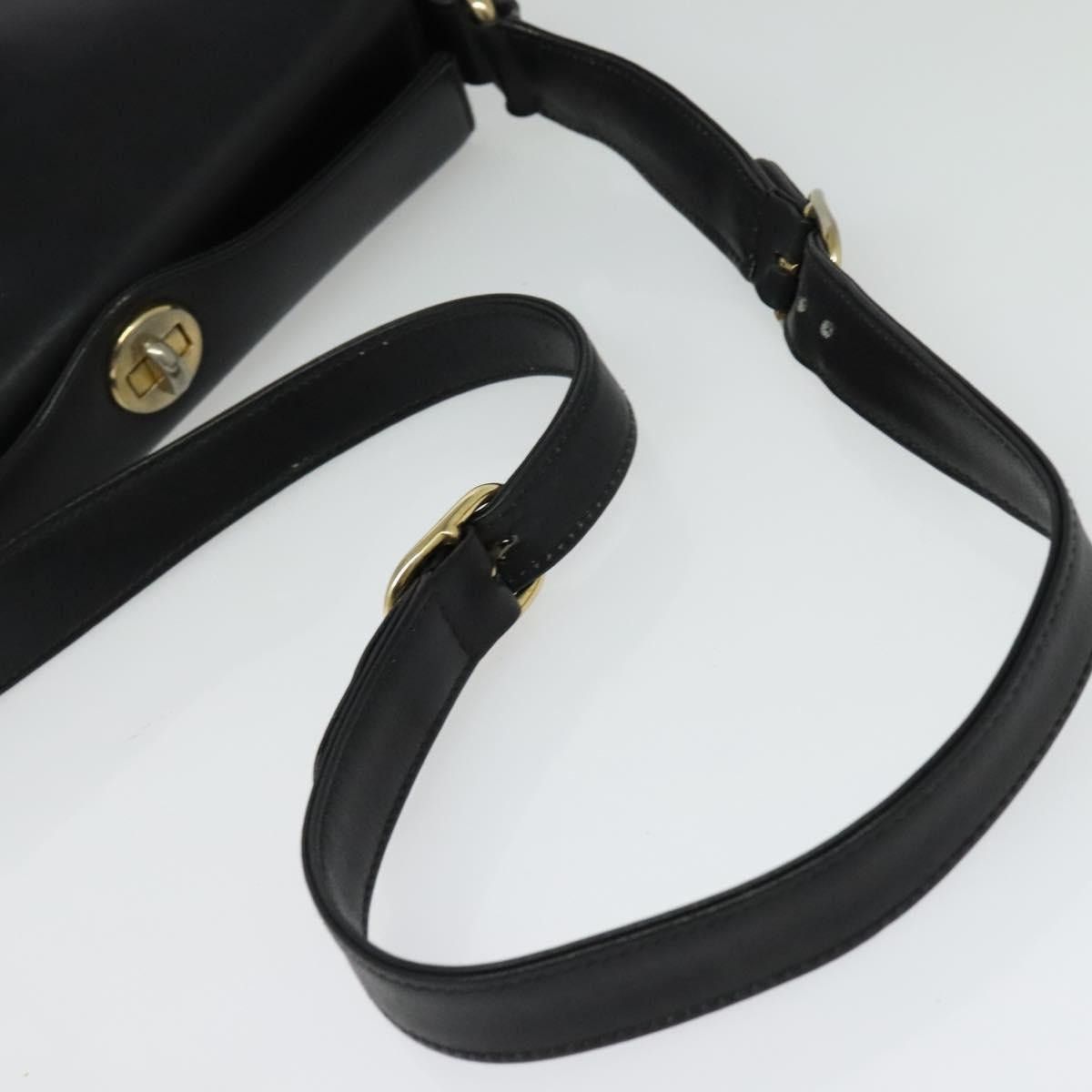 Gucci GUCCI Shoulder Bag Leather Black Gold Size ONE SIZE - 7 Thumbnail