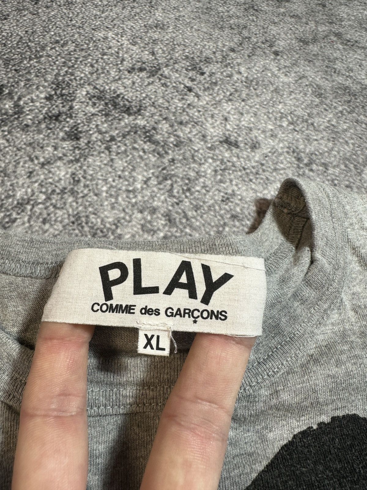 Comme des Garcons × Comme des Garcons PLAY Play Comme Des Carçons Logo T-shirt Streetwear CDG USA XL Size US XL / EU 56 / 4 - 3 Thumbnail