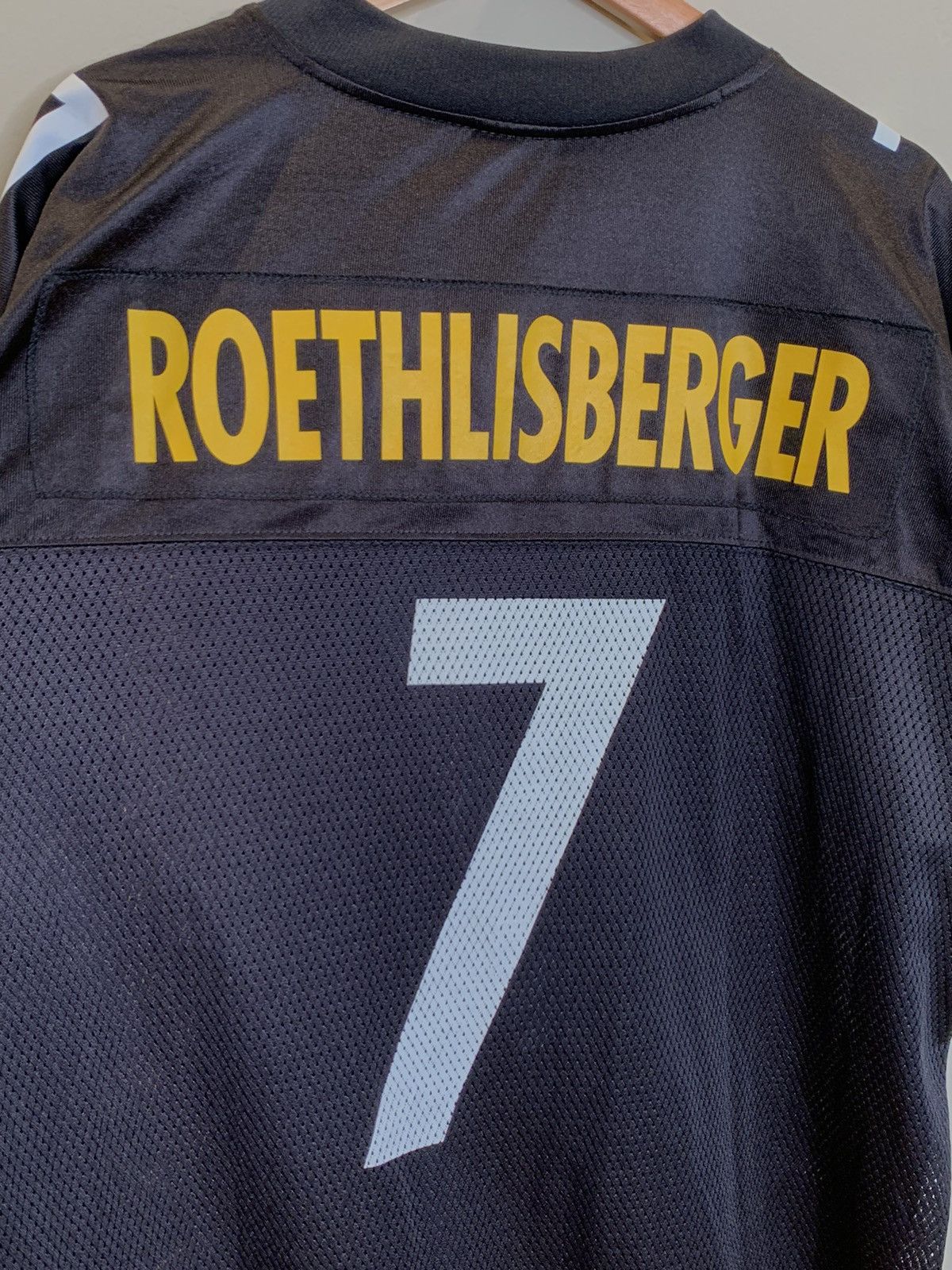 Reebok *RARE* Vintage Ben Roethlisberger On Field NFL Reebok Jersey Size US XL / EU 56 / 4 - 4 Thumbnail