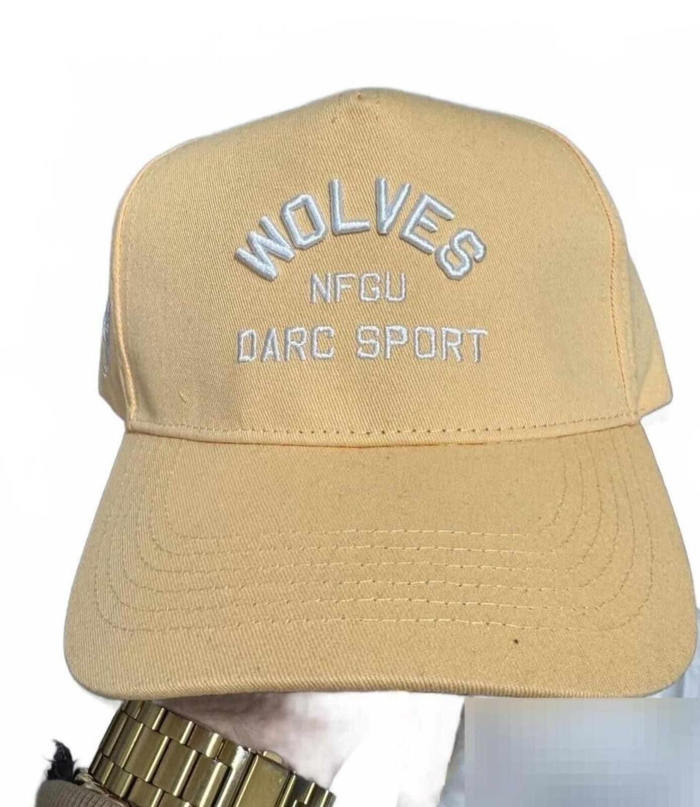 Darc Sport Darc Sport Wolves Adjustable Yellow Hat Size ONE SIZE - 1 Thumbnail
