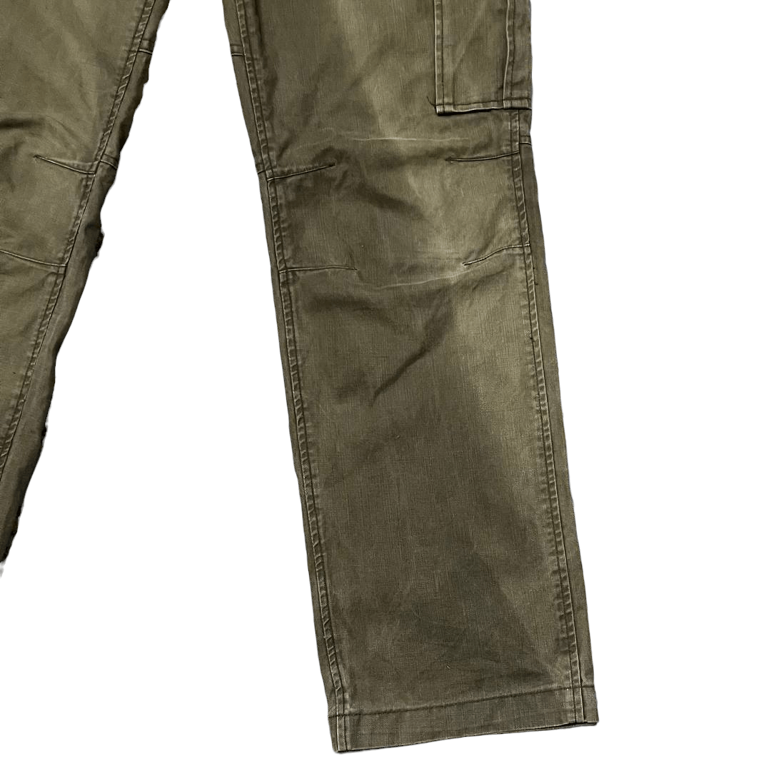 Takeo Kikuchi Vtg TK Takeo Kikuchi Extraheavy Herringbone Cargo Trouser Size US 32 / EU 48 - 5 Thumbnail