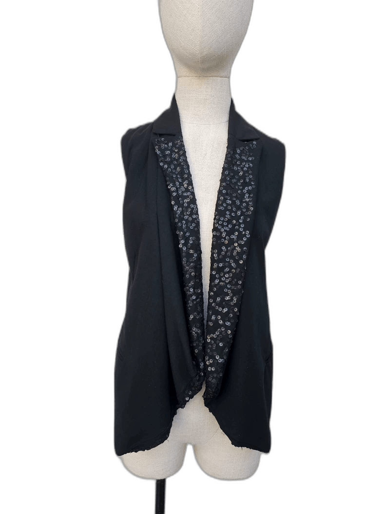 Ann Demeulemeester Ann Demeulemeester Sequin Vest Outerwear Size M / US 6-8 / IT 42-44 - 1 Thumbnail