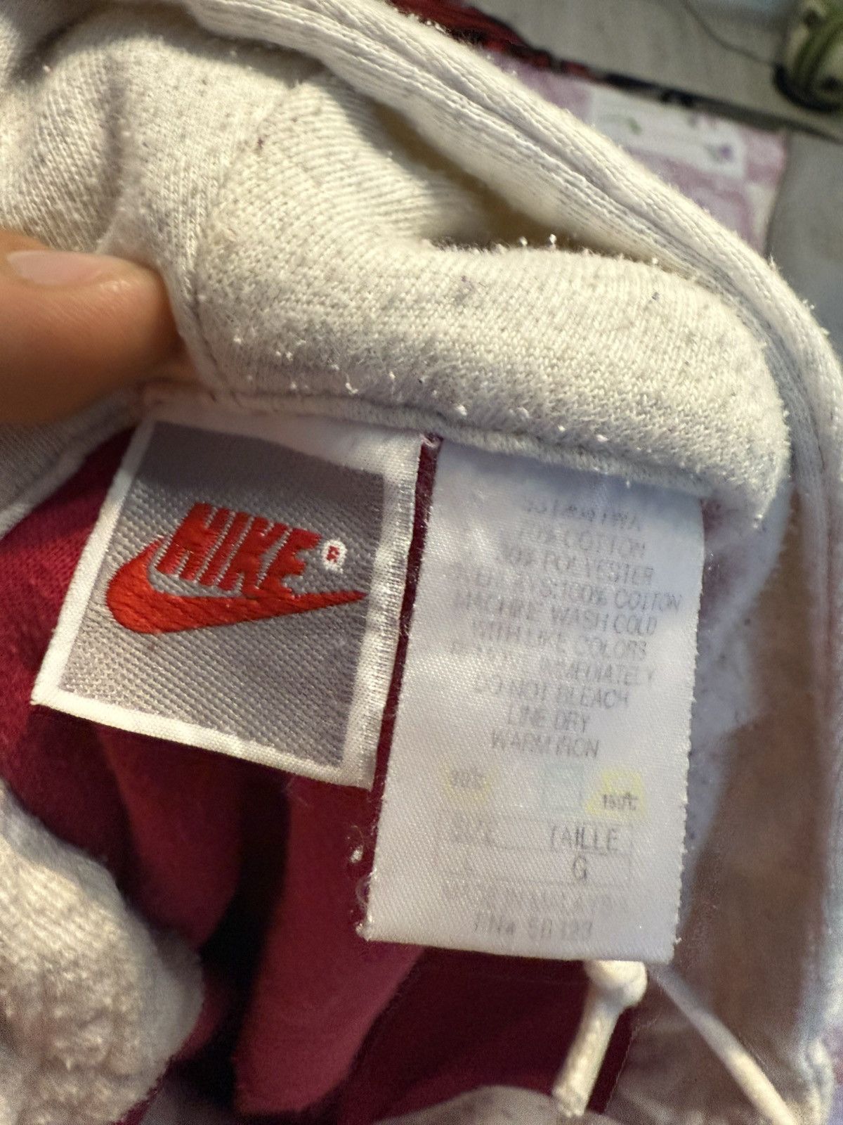 Nike Vintage Nike Hoodie jacket 90’s rare shirt big logo Size US L / EU 52-54 / 3 - 4 Thumbnail