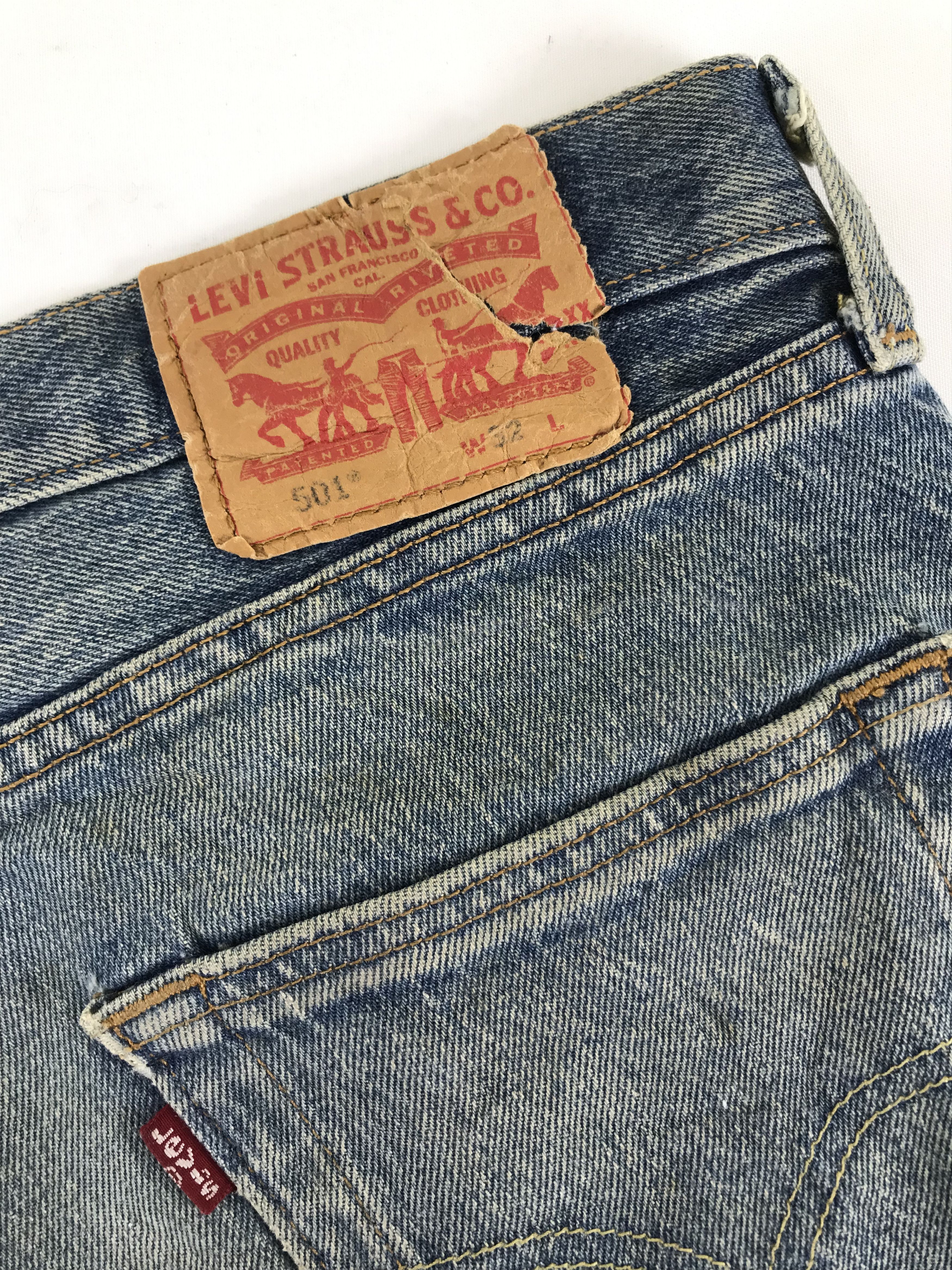 Levi's Vintage Levi's 501 Rusty Wash Short Jeans Size US 32 / EU 48 - 8 Thumbnail