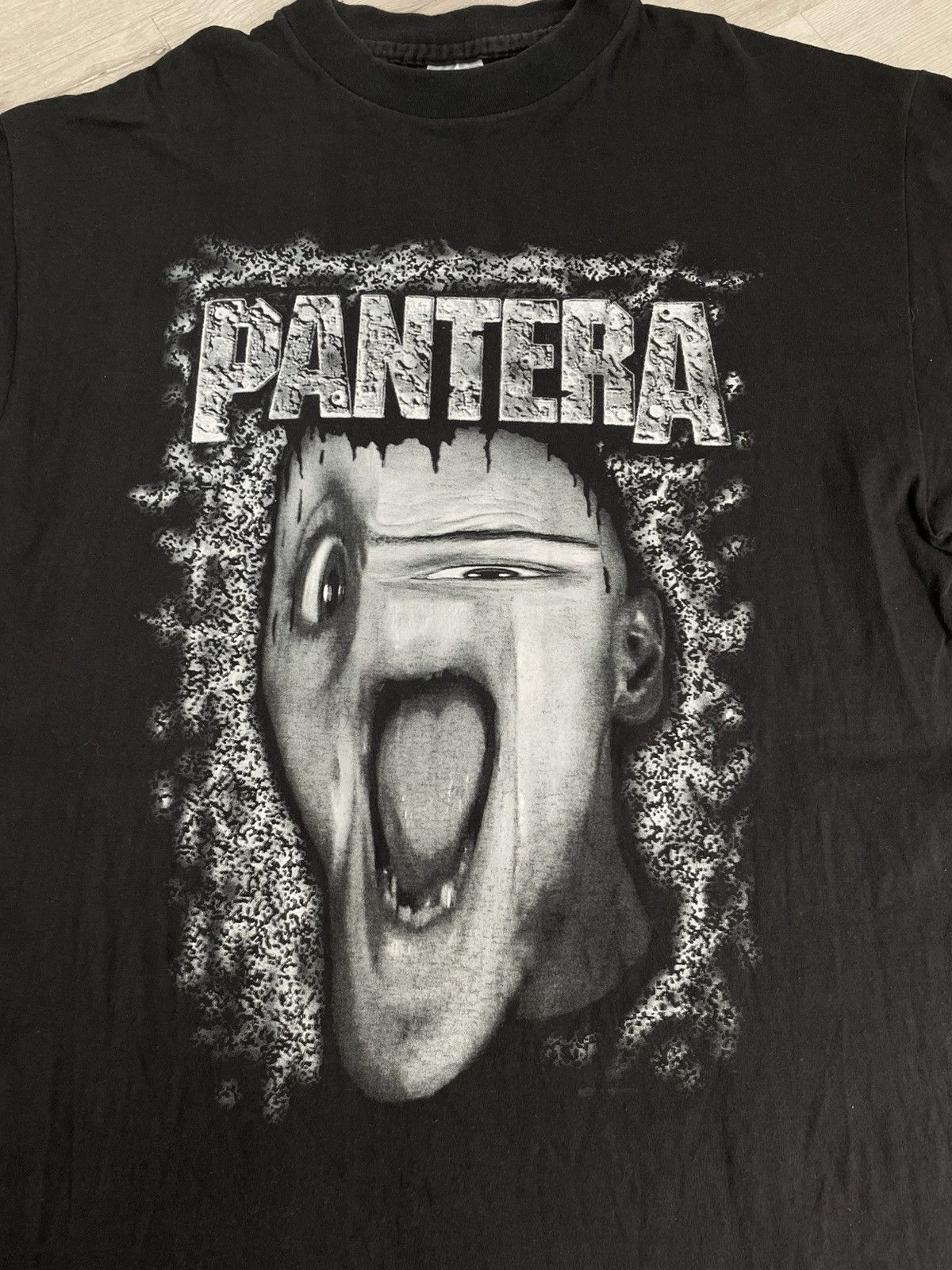 Band Tees Vintage 1995 Pantera Melting Face T-shirt Hard Metal Licen Size US XL / EU 56 / 4 - 5 Thumbnail