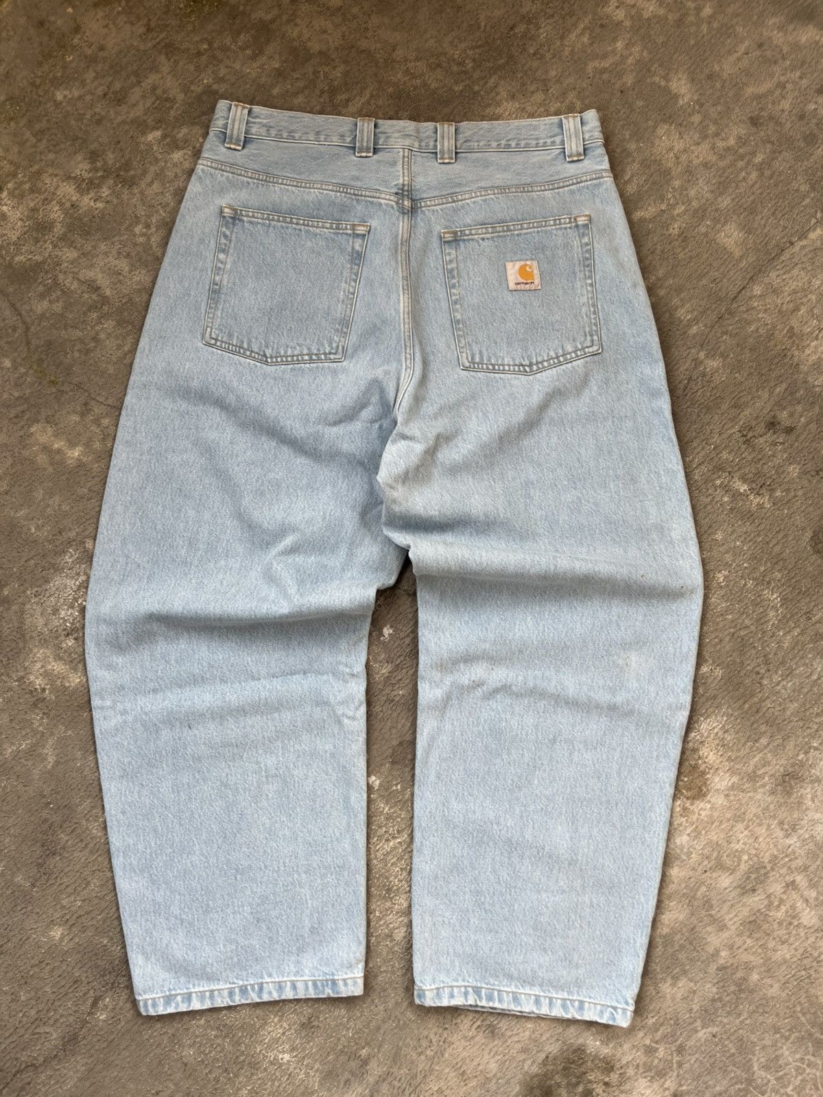 Carhartt Carhartt WIP Brandon Pants - Blue Stone Bleached Size US 35 - 4 Thumbnail