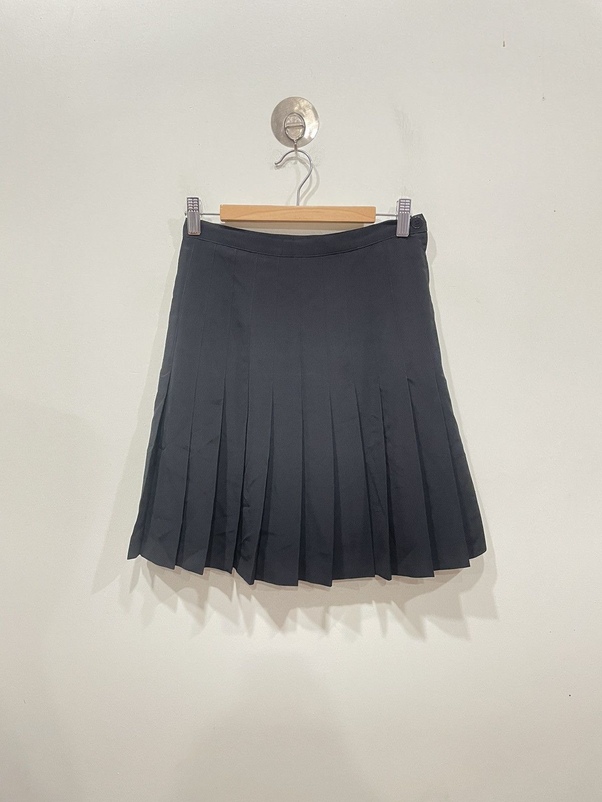 agnes b. Agnes B. Half Pleated Mini Skirt Size 26" / US 2 / IT 38 - 1 Thumbnail