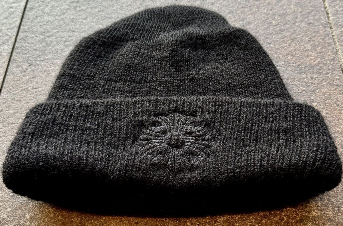 Chrome Hearts Chrome Hearts - + CROSS - Black Wool - Beanie Size ONE SIZE - 2 Thumbnail