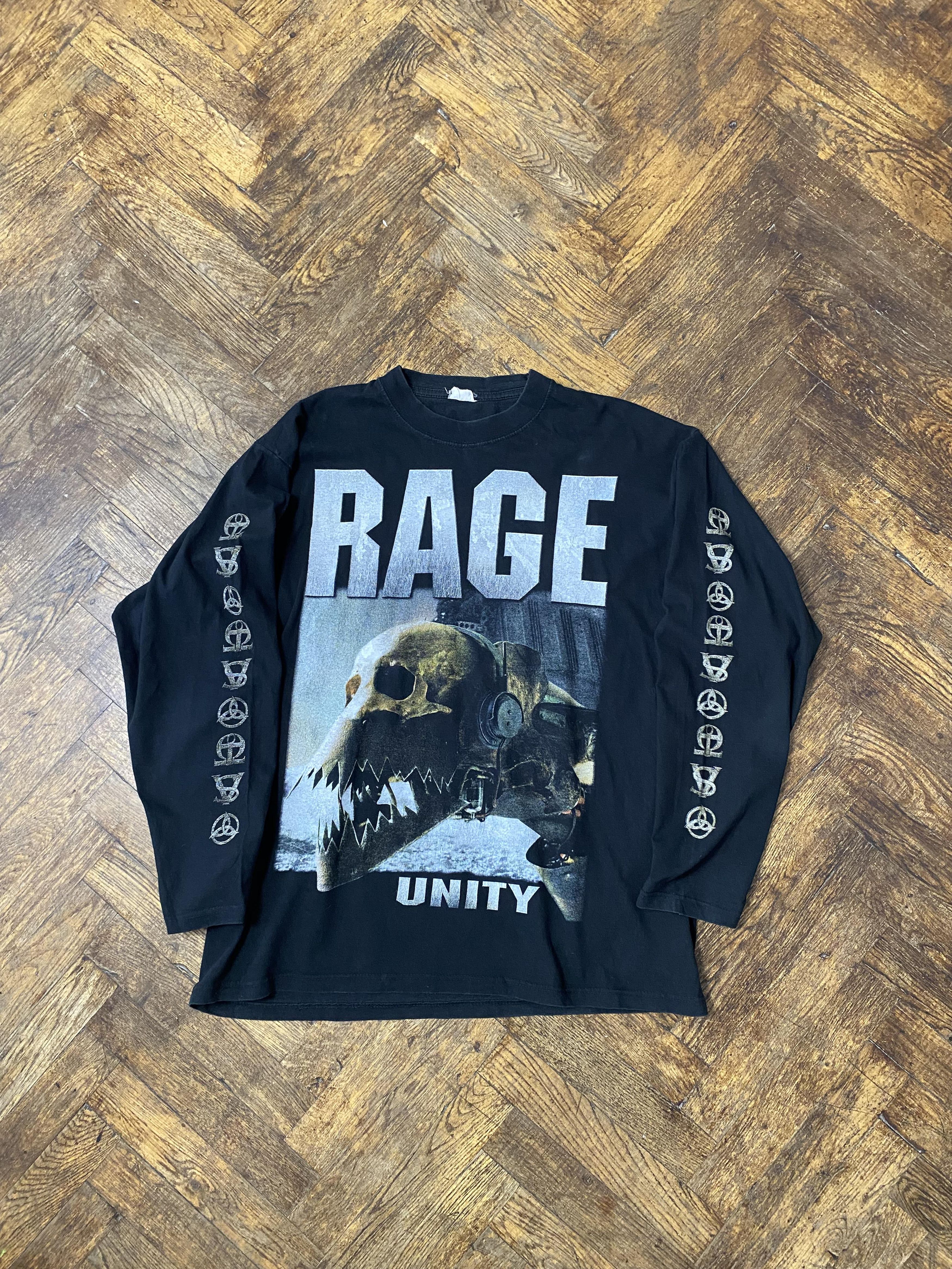 Band Tees Rage "Unity" 2002 Rare Band Long Sleeve Size US XL / EU 56 / 4 - 1 Thumbnail