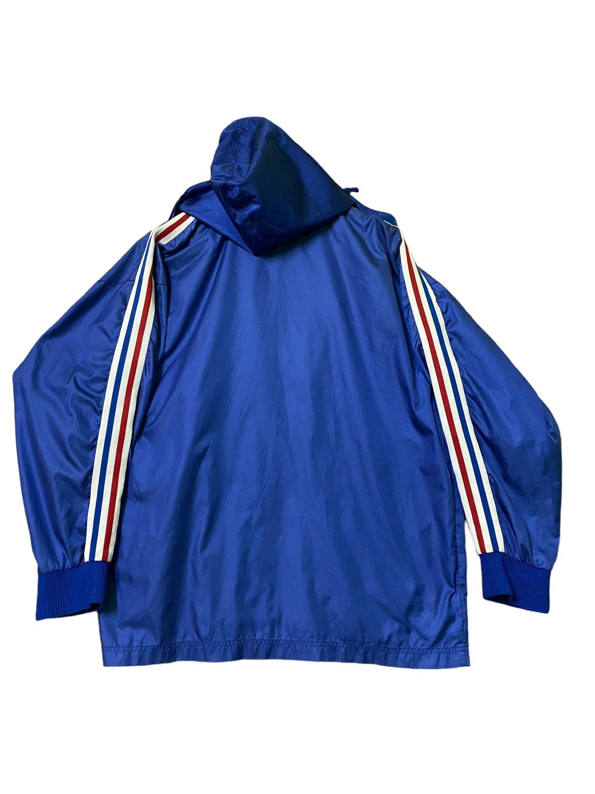 Adidas Vintage Adidas France Style Windbreaker Hoodie Size US XL / EU 56 / 4 - 2 Thumbnail
