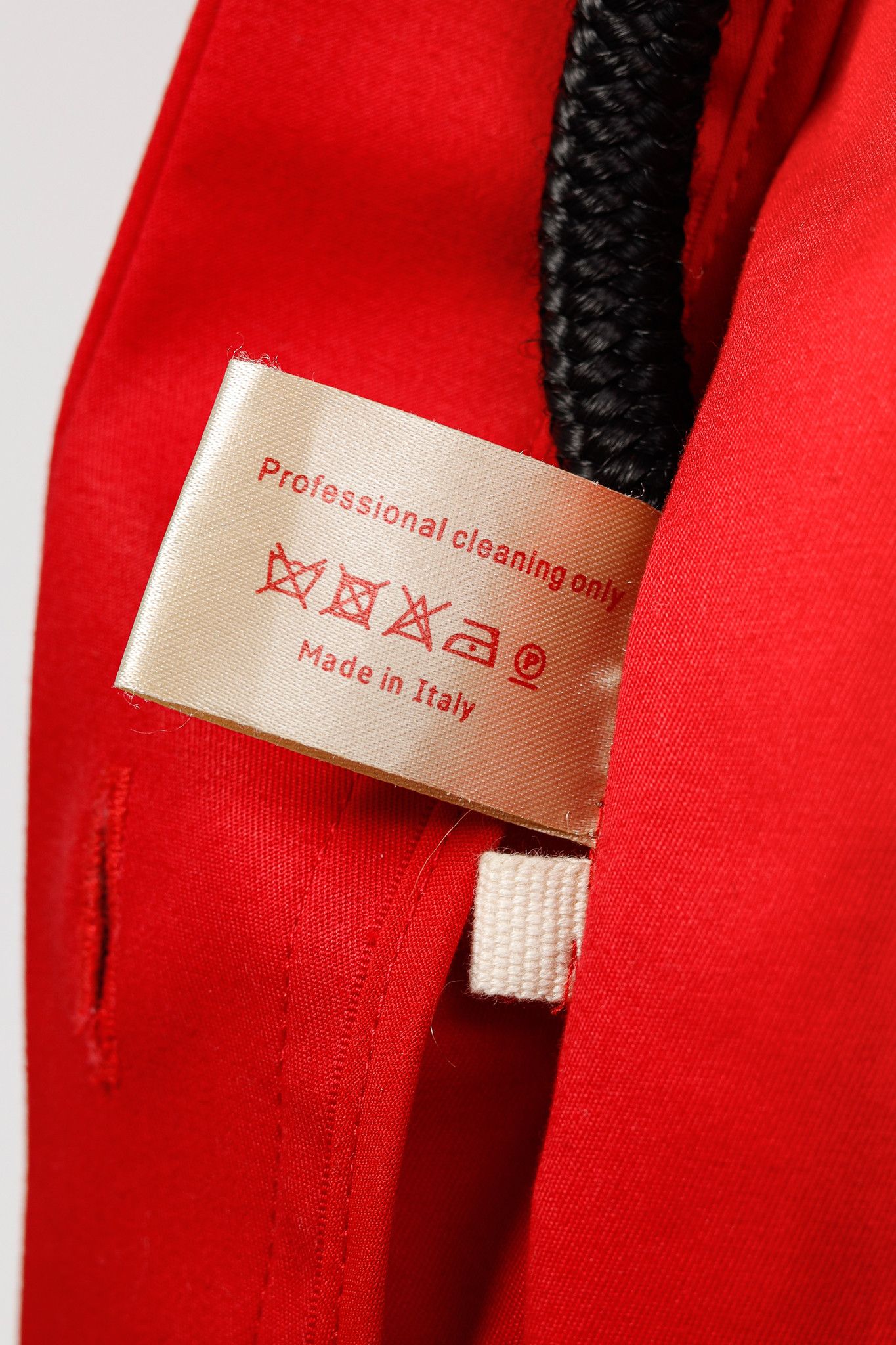 Marni Marni SS/07 Runway Red Stretch-Cotton Waist-Tie Dress Size S / US 4 / IT 40 - 12 Thumbnail
