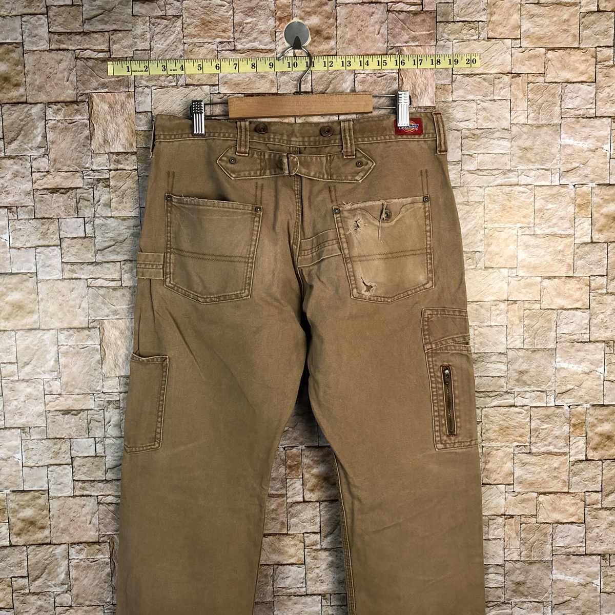 Dickies Dickies painter vintage buckle back Brown Casual Pants #A576 Size US 31 - 2 Thumbnail