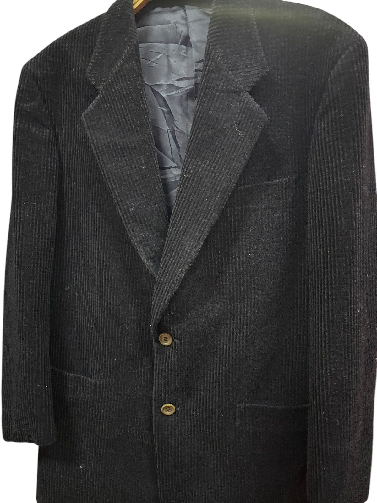 Lanvin 90s Vtg Lanvin Paris Single Breasted Corduroy Coat Size US S / EU 44-46 / 1 - 4 Thumbnail