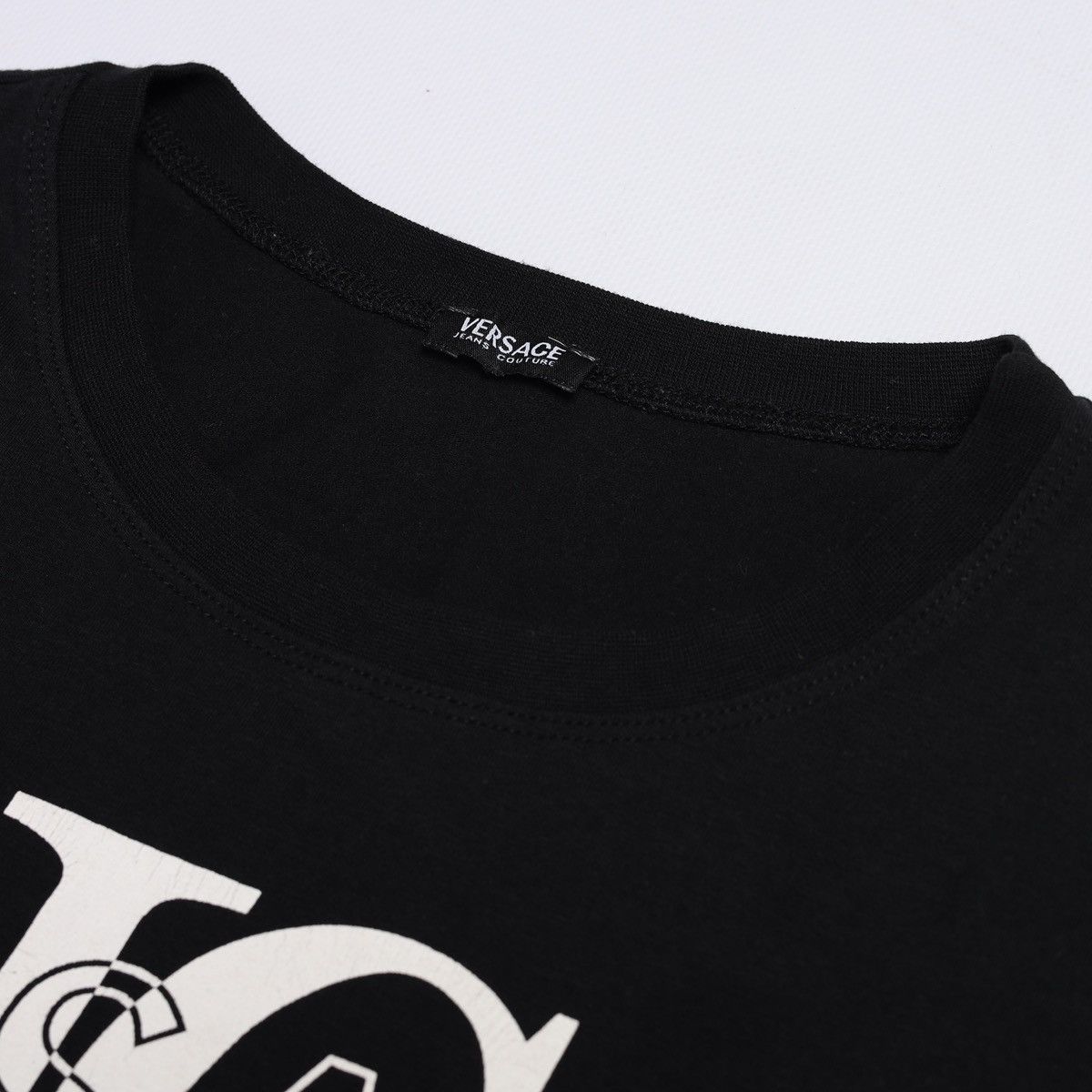 Versace Vintage Versace Jeans Couture Black Big Logo Longsleeve Size M / US 6-8 / IT 42-44 - 6 Thumbnail