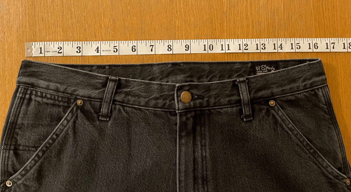 Orslow orSlow Dad's Fit Painter Pants Black Stone Denim Size 2 Size US 32 / EU 48 - 6 Thumbnail