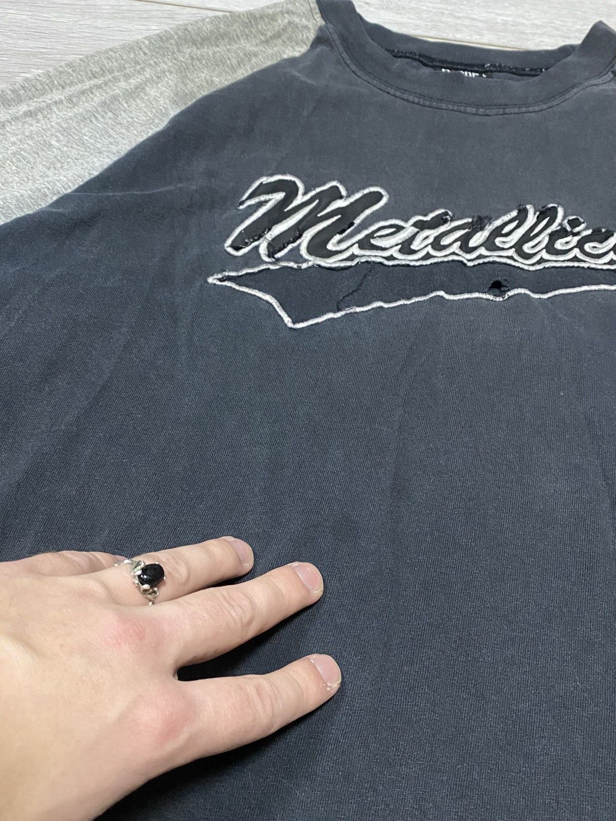 Metallica Metallica Giant USA vintage baseball jersey raglan big logo Size US L / EU 52-54 / 3 - 14 Thumbnail
