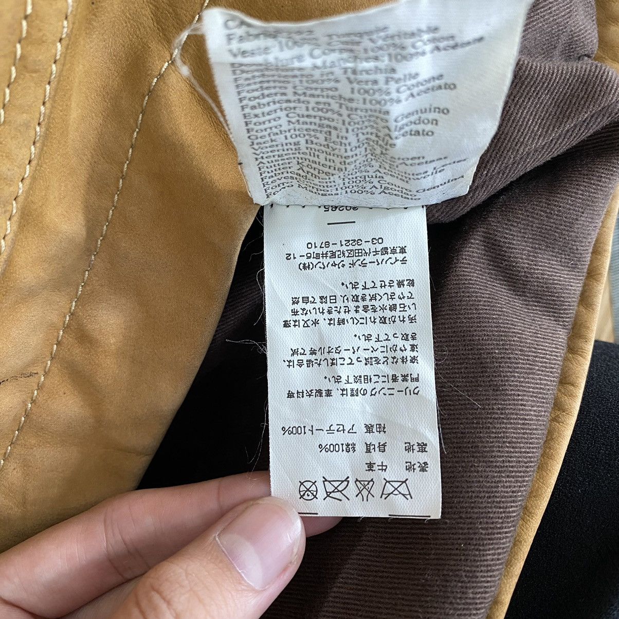 Timberland Vintage TIMBERLAND Heavy Brown Chore Leather Jacket Size US L / EU 52-54 / 3 - 7 Thumbnail