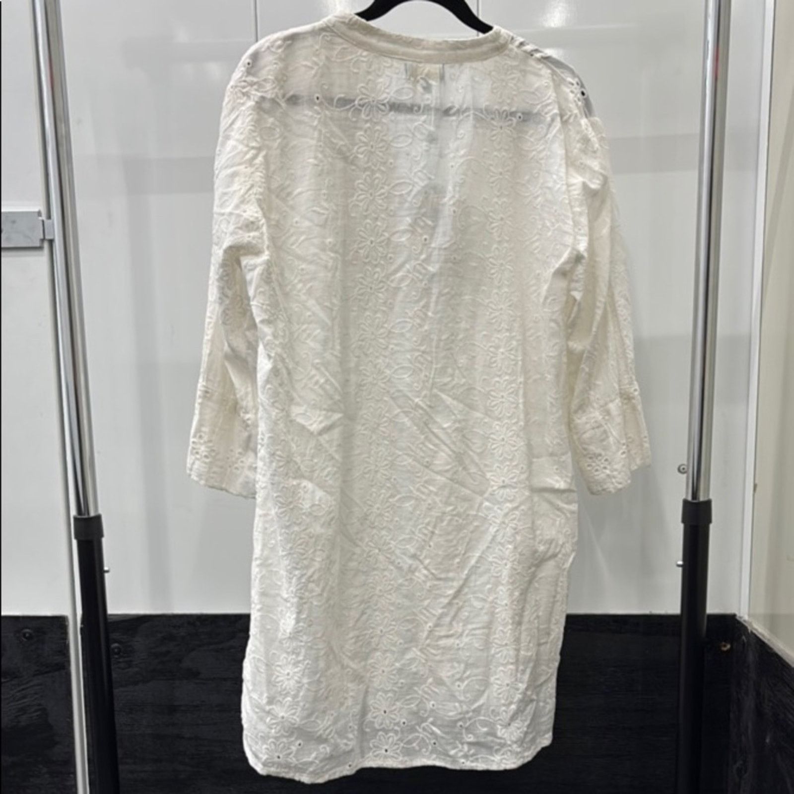 Other NWT Giacomo Cinque White Embroidered Blouse Size XL Size XL / US 12-14 / IT 48-50 - 8 Thumbnail