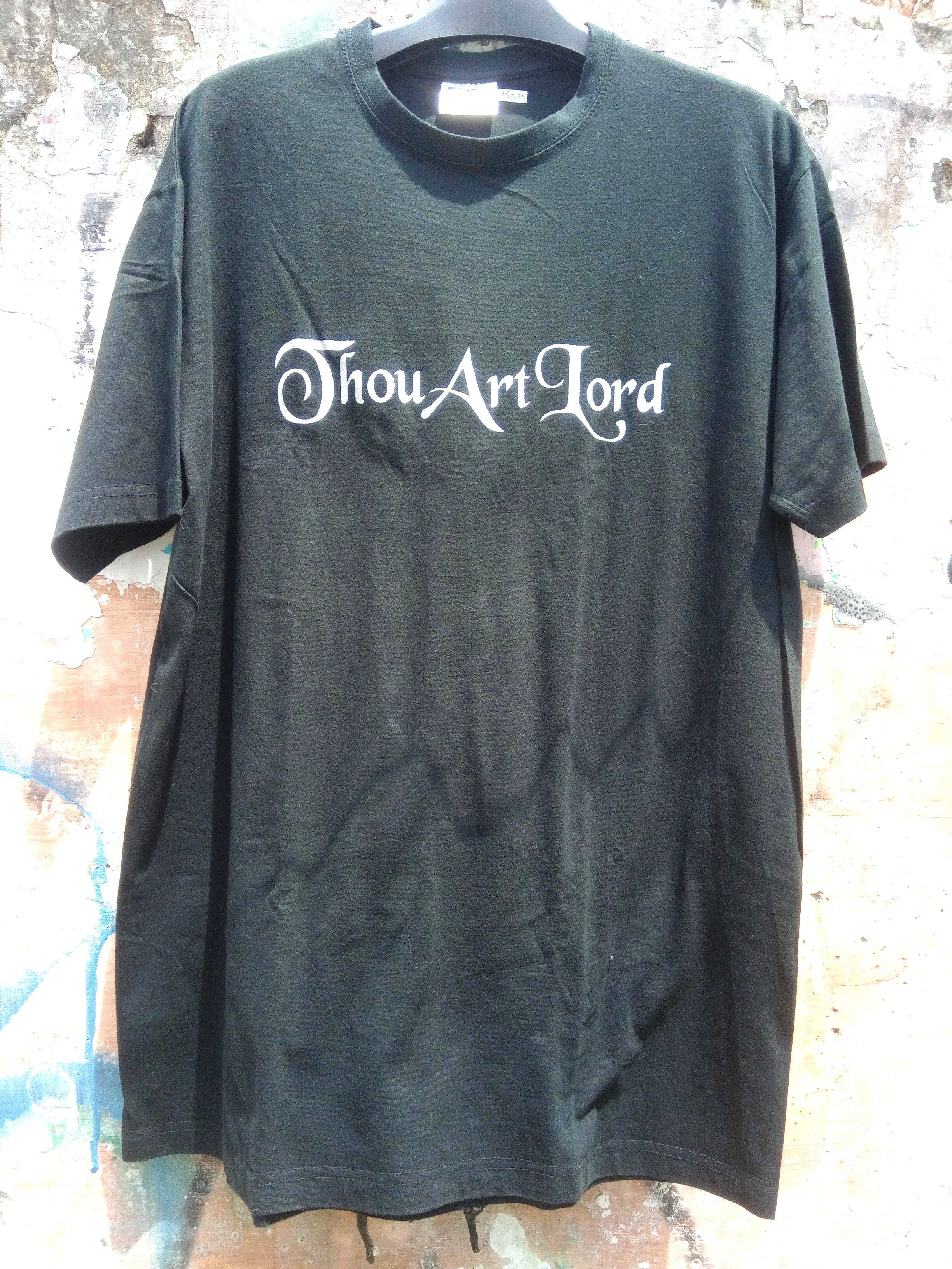 Band Tees × Vintage Vintage THOU ART LORD Size US L / EU 52-54 / 3 - 1 Thumbnail