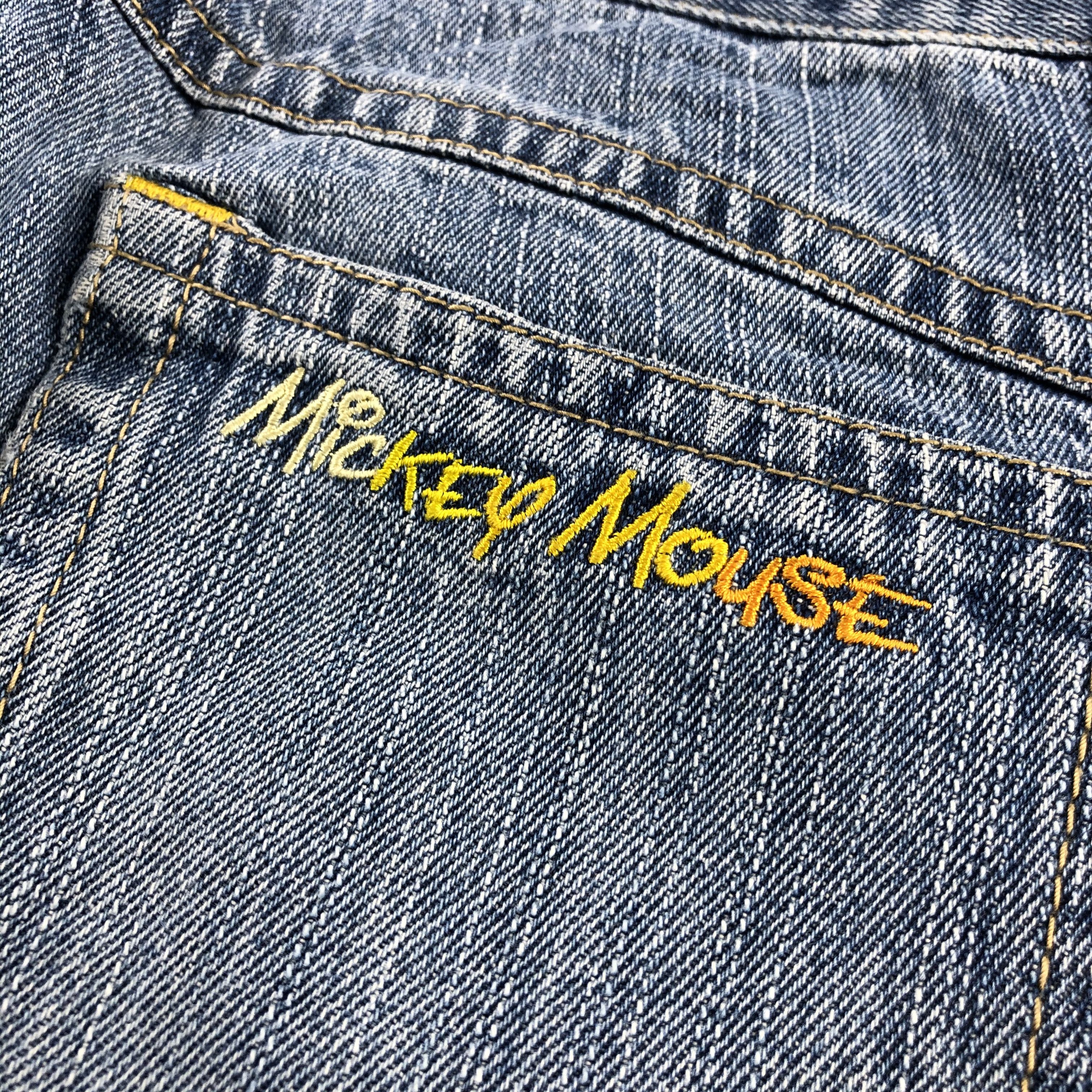 Disney Vintage Disney Mickey Jeans Patchwork Denim Size US 32 / EU 48 - 5 Thumbnail