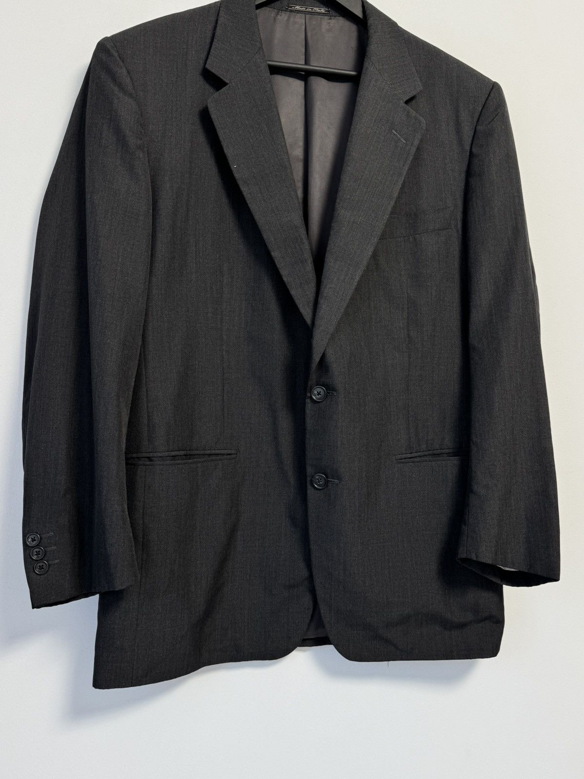 Corneliani Corneliani Men's 50R Blazer Wool Silk Check Made in Italy Size 50R - 3 Thumbnail