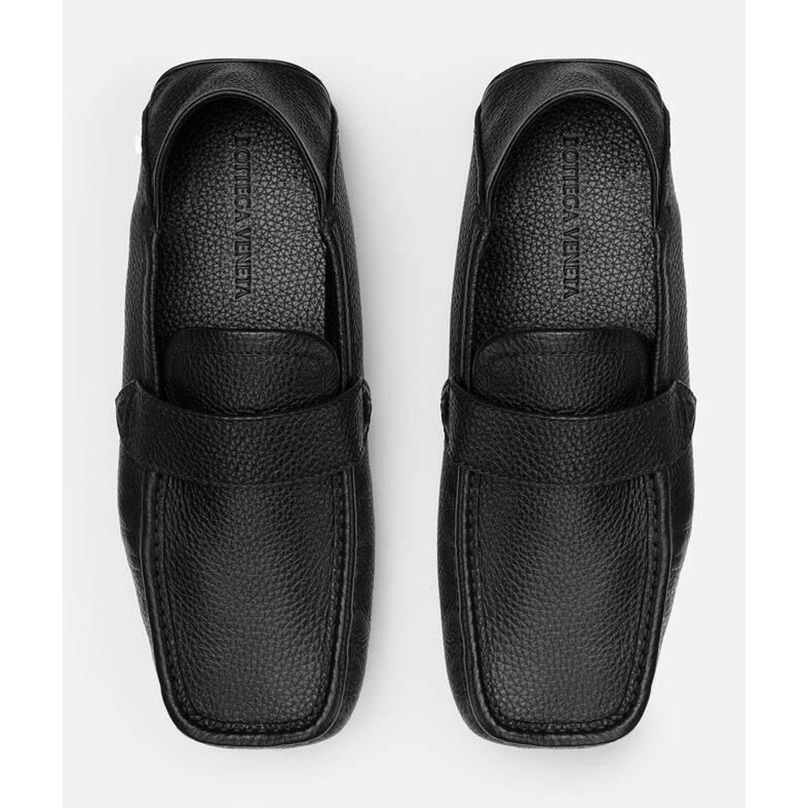 Bottega Veneta Bottega Veneta Men’s Leather Shore Shoes Black 10 US 786809 Size US 10 / EU 43 - 2 Thumbnail