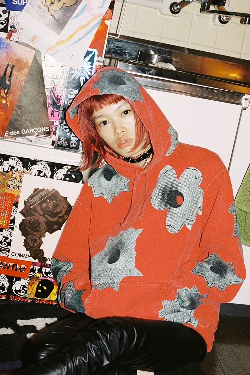 Supreme Supreme Nate Lowman Hooded Sweatshirt - Size M Size US M / EU 48-50 / 2 - 7 Thumbnail