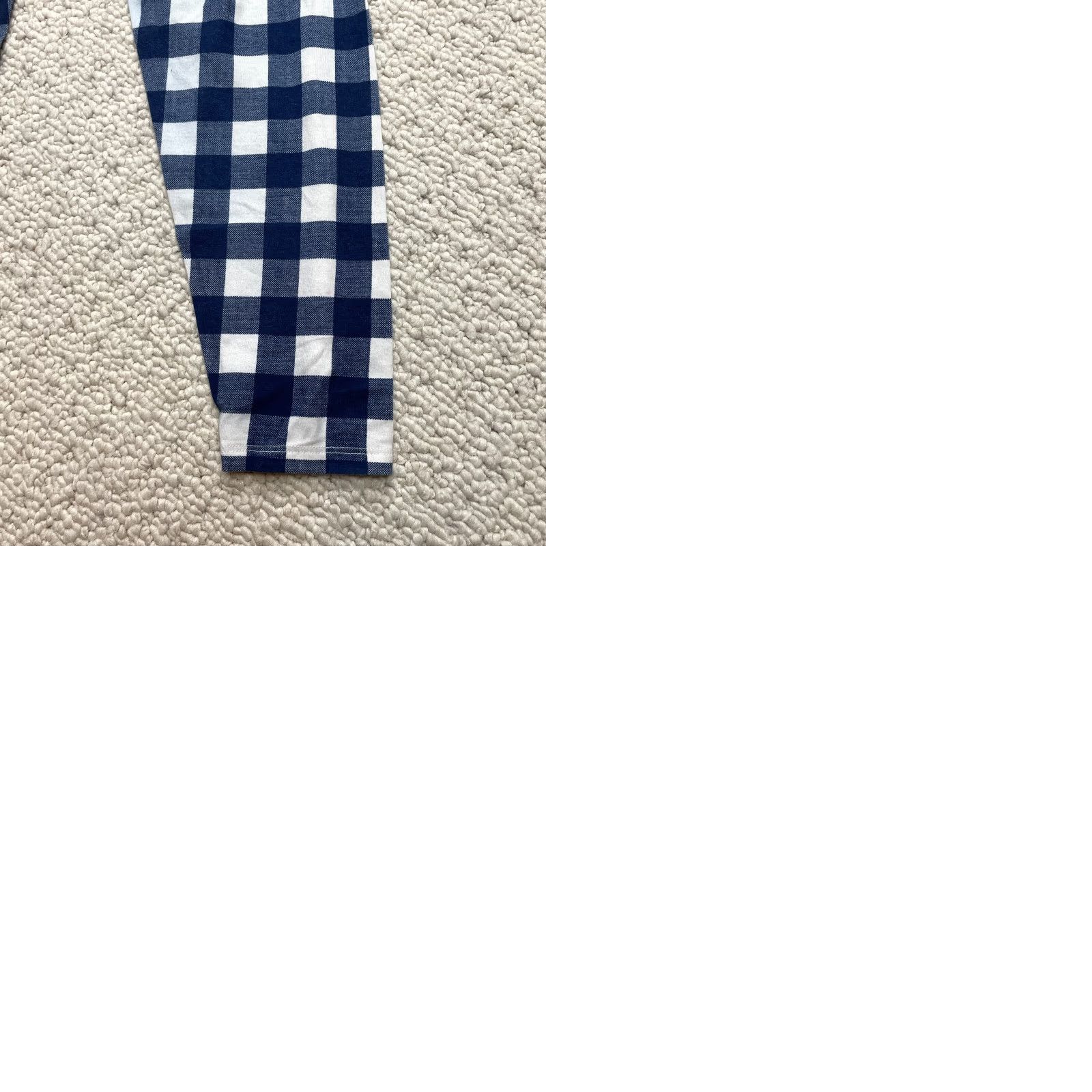 Forever 21 Forever 21 Pants Womens 0X Blue White Plaid Gingham Stretch Cotton Ankle 30x26 Womens Glance: 0X, Regular, Blue, Ankle, 30x26, Cotton Spandex, Knit Size 30" / US 8 / IT 44 - 9 Thumbnail