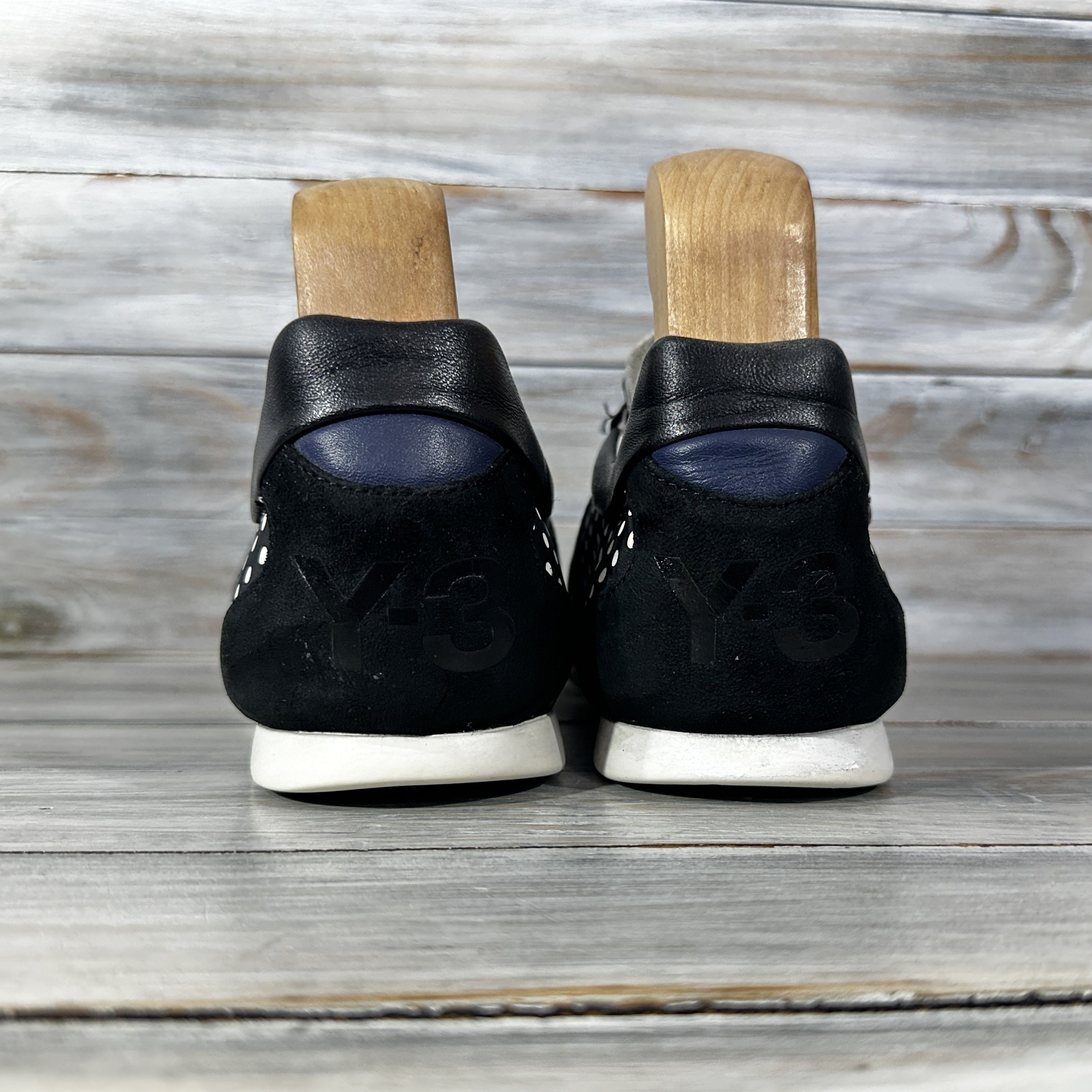 Adidas Yohji Yamamoto Adidas Leather Suede Sneakers Luxury Brand Size US 7.5 / IT 37.5 - 6 Thumbnail