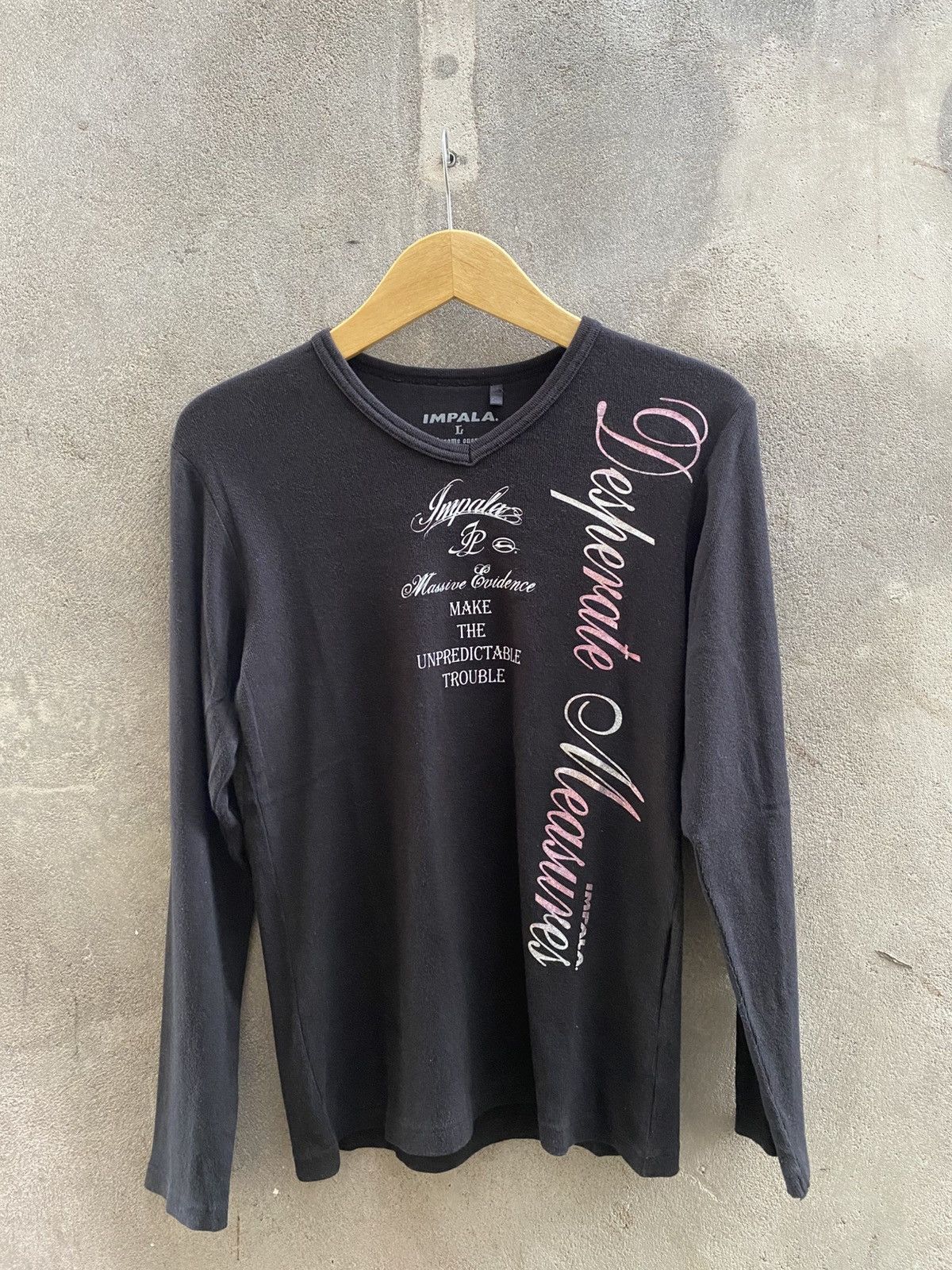 If Six Was Nine × Japanese Brand × Le Grande Bleu (L.G.B.) Japanese Impala poem Gothic vikeistyel Size US L / EU 52-54 / 3 - 3 Thumbnail